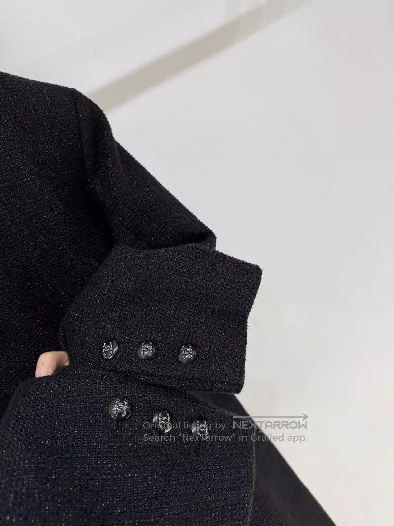 Chanel Chanel 21 Early Spring Black Fine Shiny Silk Woven Three-b Size XS / US 0-2 / IT 36-38 - 4 Thumbnail
