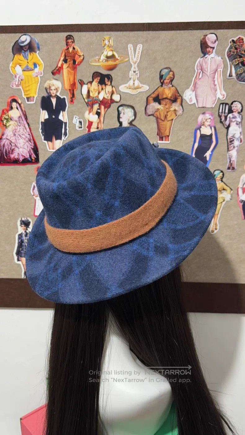 Vivienne Westwood Vivienne Westwood Blue Top Hat Size ONE SIZE - 8 Thumbnail