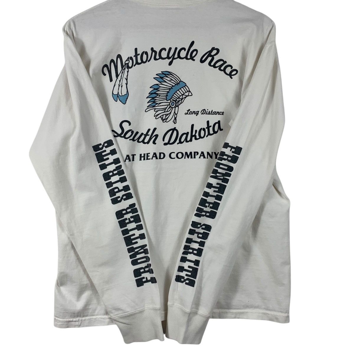 Japanese Brand × The Flat Head THE FLAT HEAD motorcycle race south printed long sleeve tee Size US M / EU 48-50 / 2 - 10 Thumbnail