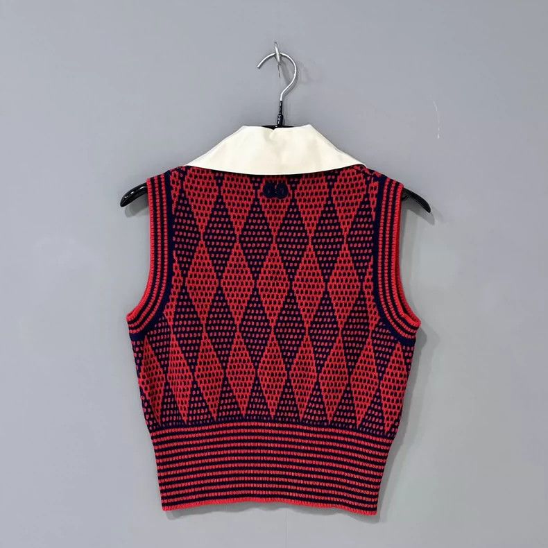 Gucci Gucci Old money style knitted vest 2502-Nextarrow Size US XS / EU 42 / 0 - 3 Thumbnail