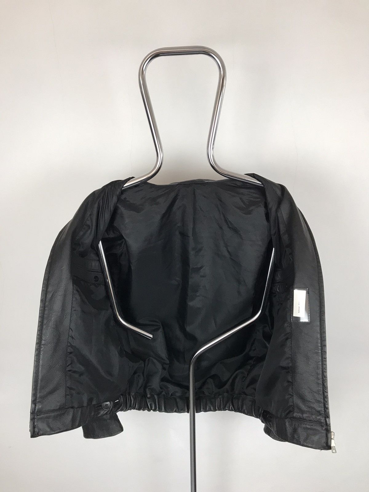 Vintage Men’s L/52,Real Leather Casual Black Dense Jacket,Bomber Size US L / EU 52-54 / 3 - 2 Thumbnail