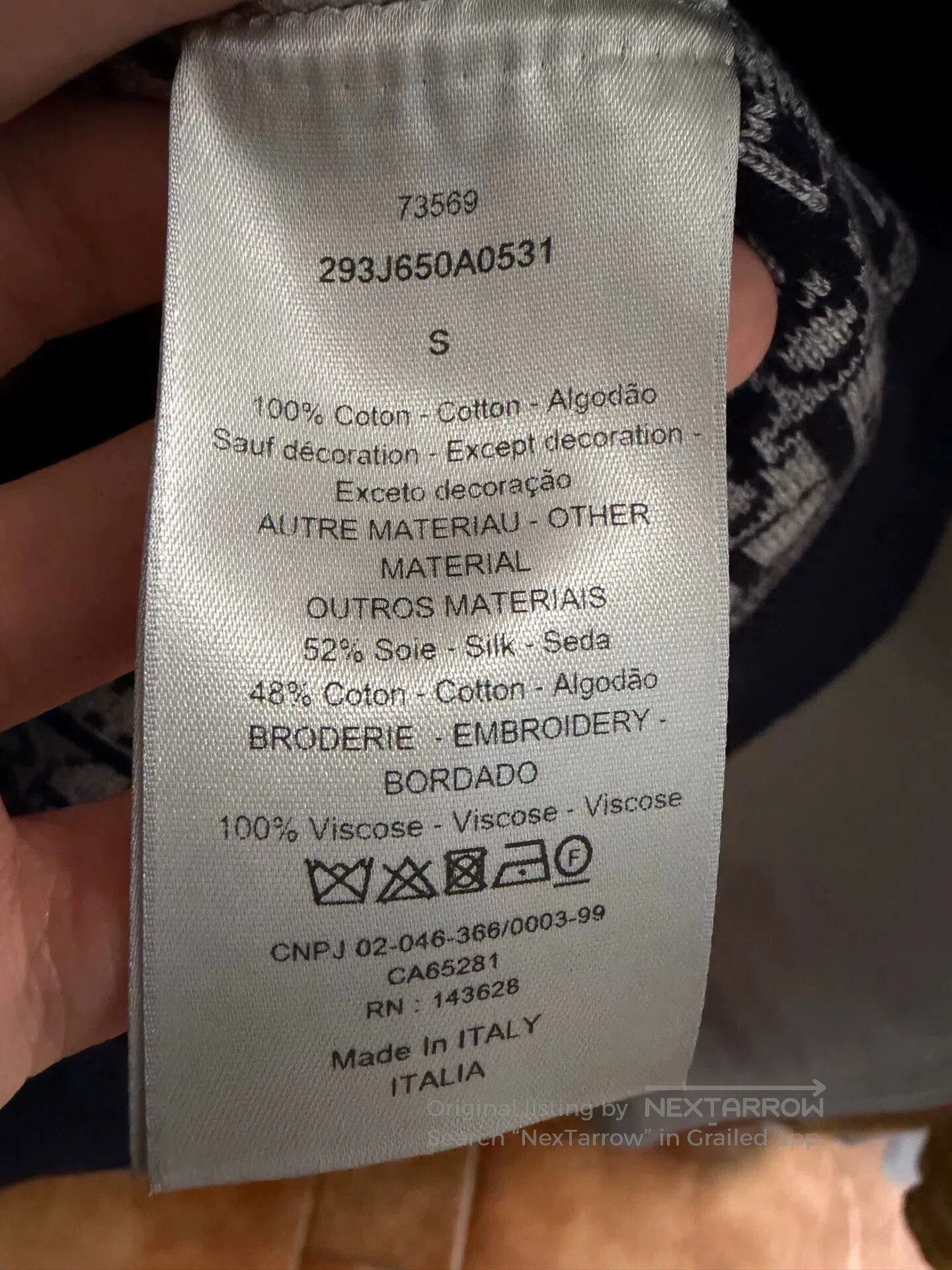 Dior Dior Navy Hooded Cardigan with Signature Interior. Size US S / EU 44-46 / 1 - 4 Thumbnail