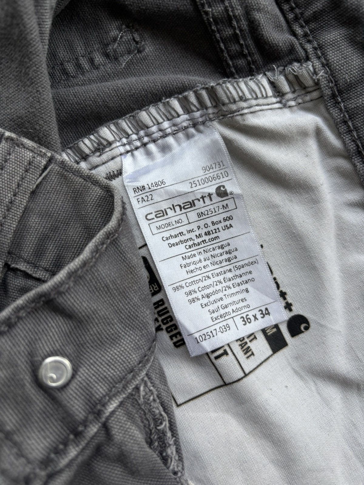Carhartt carhartt cellpo size 36 relaxed fit Size US 36 / EU 52 - 8 Thumbnail