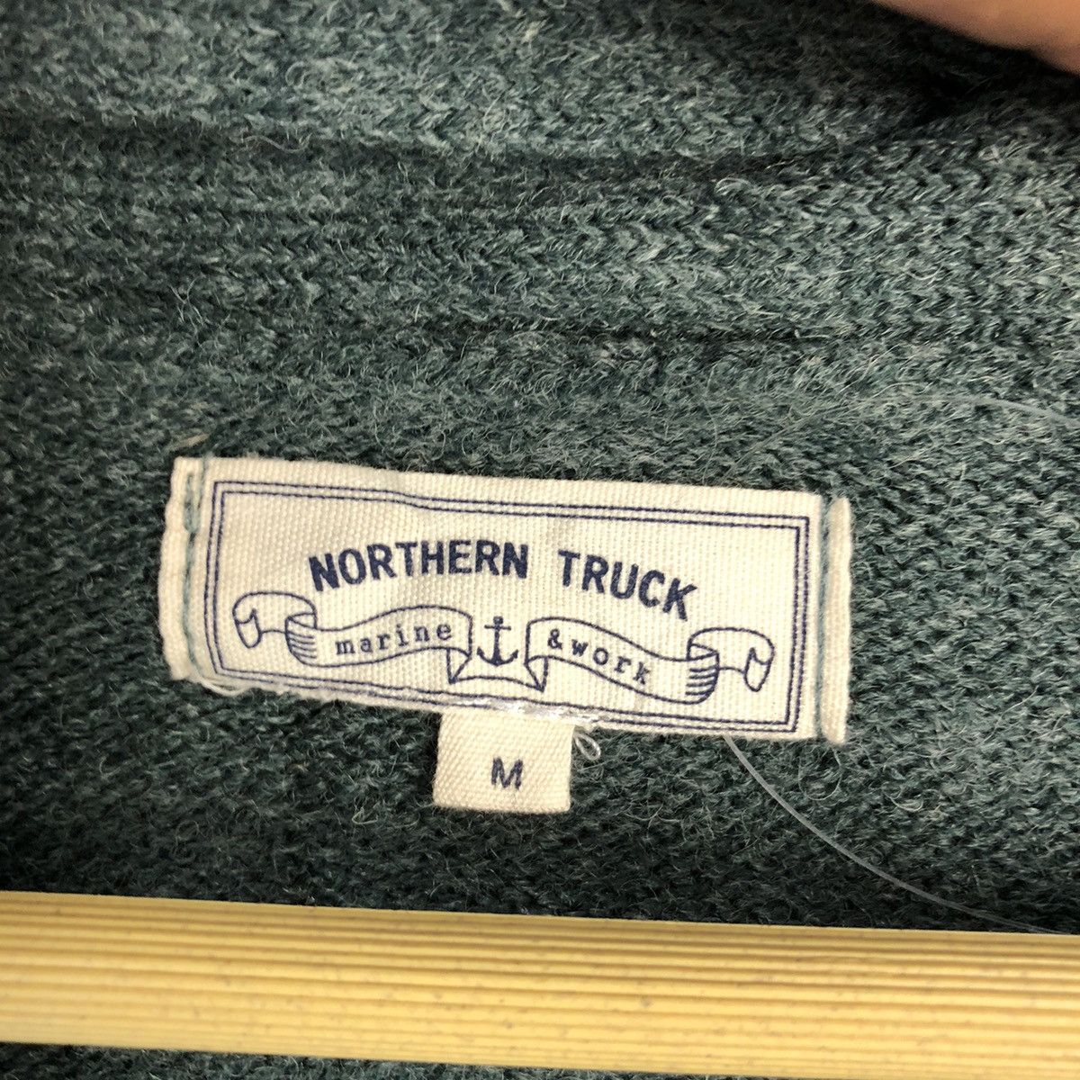 Japanese Brand Northen Truck Green Cardigan Knitwear #A813 Size M / US 6-8 / IT 42-44 - 9 Thumbnail