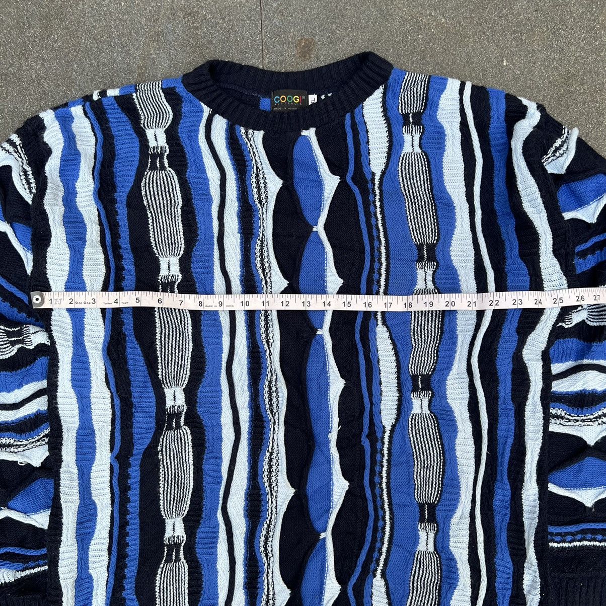 Coogi × Vintage Crazy Vintage Coogi 3D Cable Knit Sweater Size US L / EU 52-54 / 3 - 5 Thumbnail
