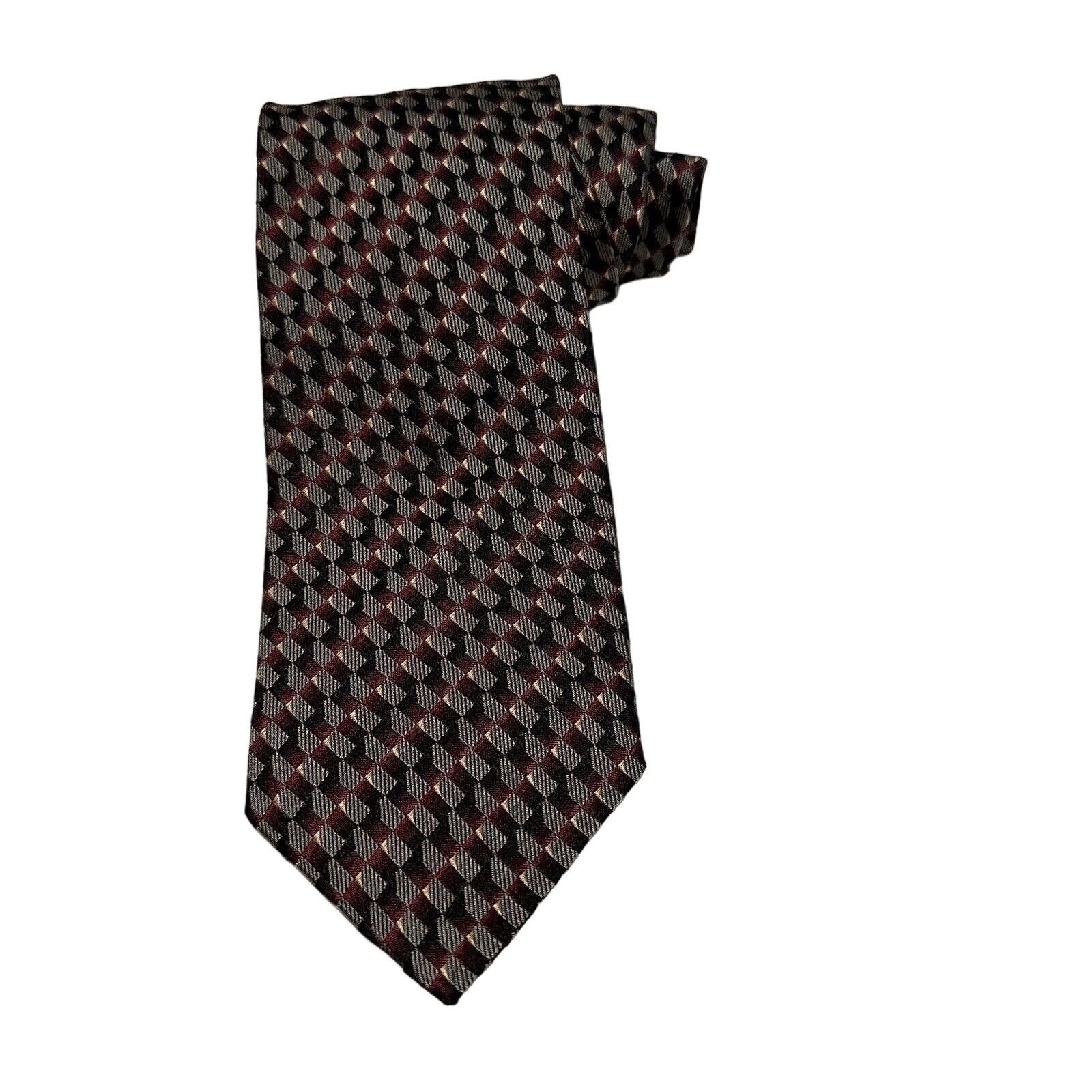 Handmade Valerio Garati HandMade Pure Silk Necktie 31/2 “Wide 60“Long Size ONE SIZE - 3 Thumbnail