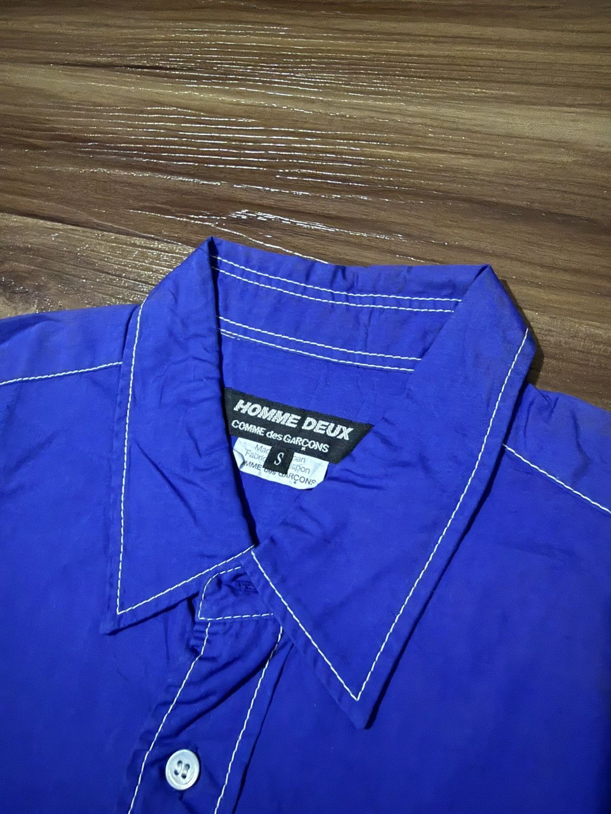 Comme des Garcons Homme Deux Homme deux comme des garcon blue shirt (button up) Size US M / EU 48-50 / 2 - 3 Thumbnail
