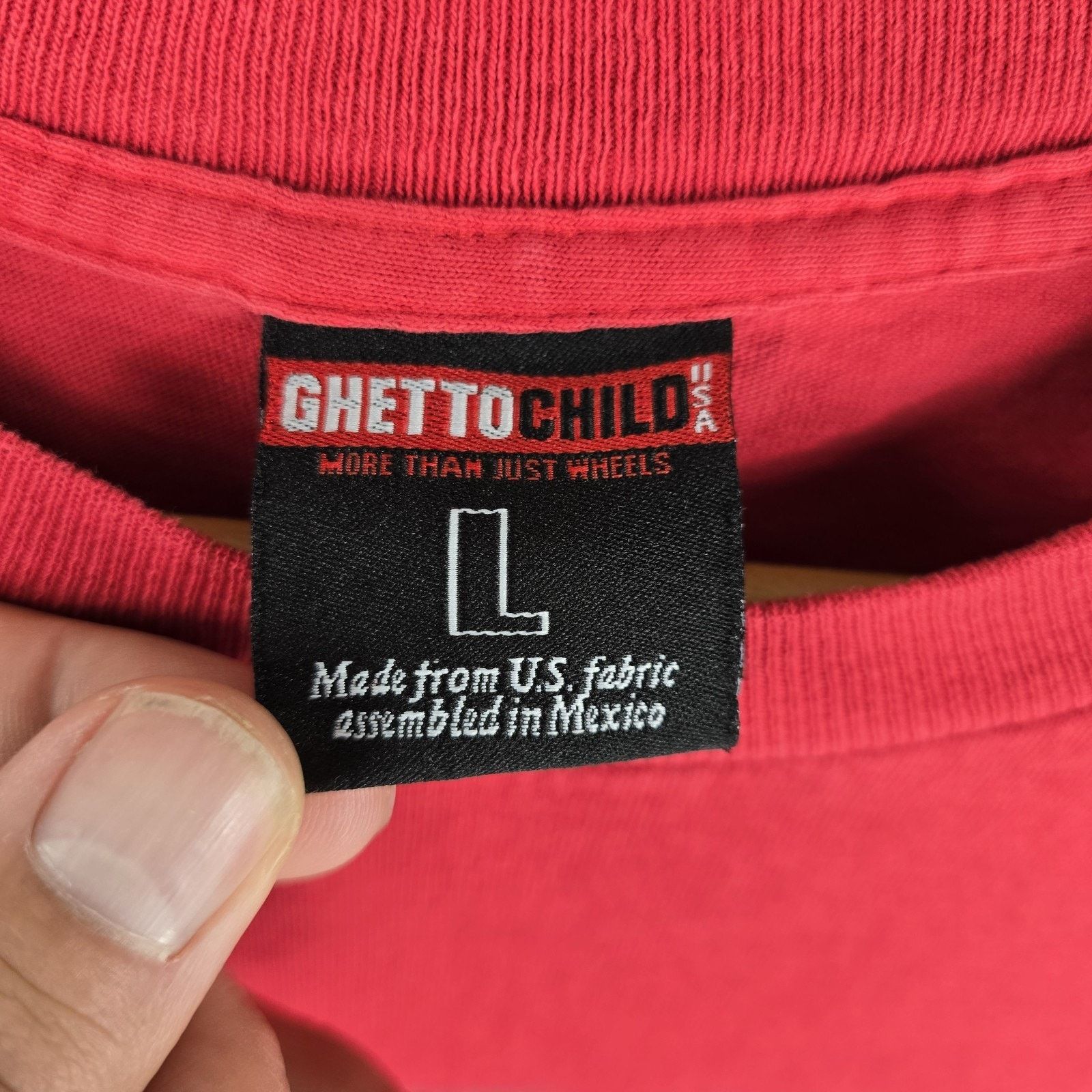 Other Vintage Ghetto Child Skateboard Wheels Shirt Large Skater Size US L / EU 52-54 / 3 - 5 Thumbnail