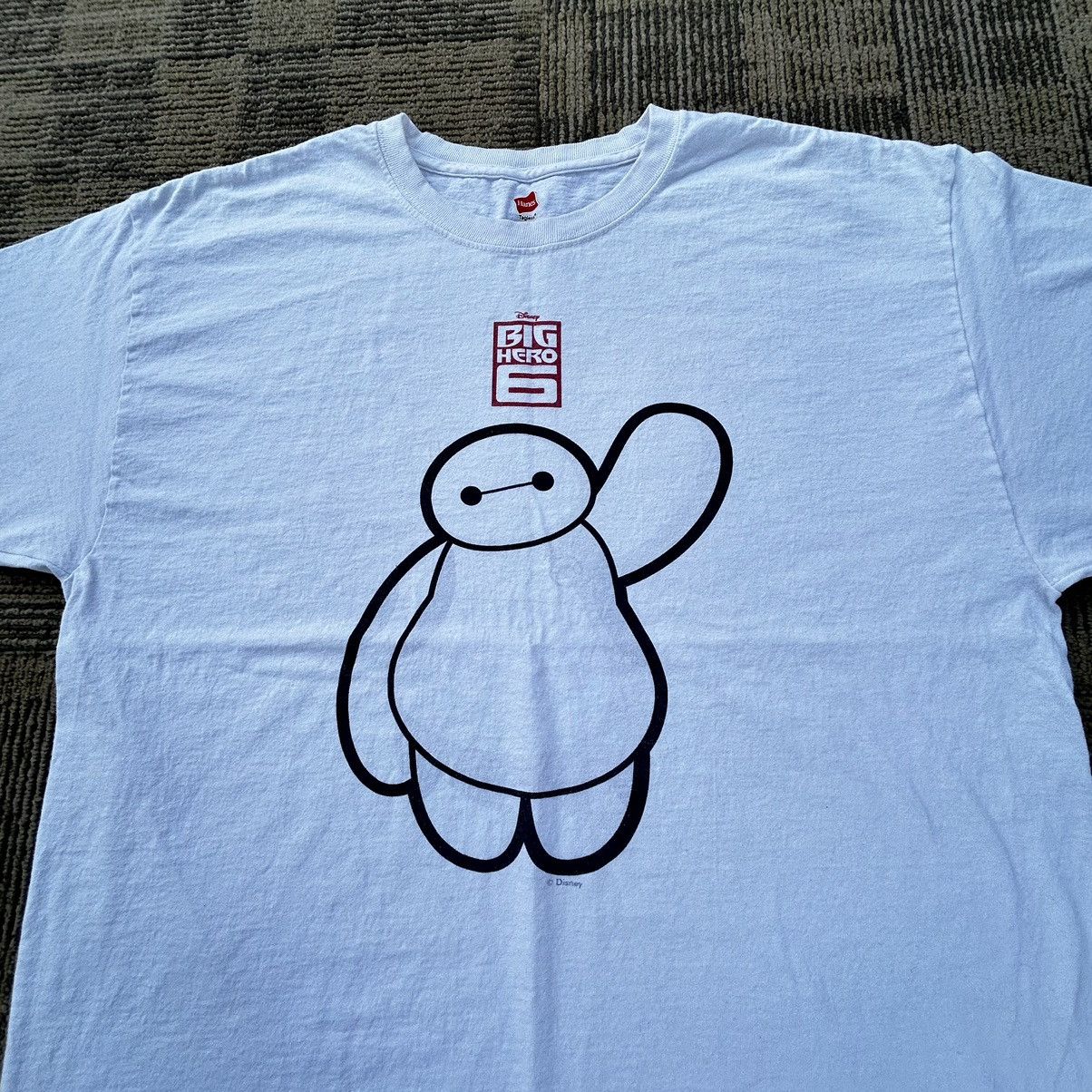 Disney Big Hero 6 Disney Movie Promo White T-Shirt Size US XL / EU 56 / 4 - 2 Thumbnail