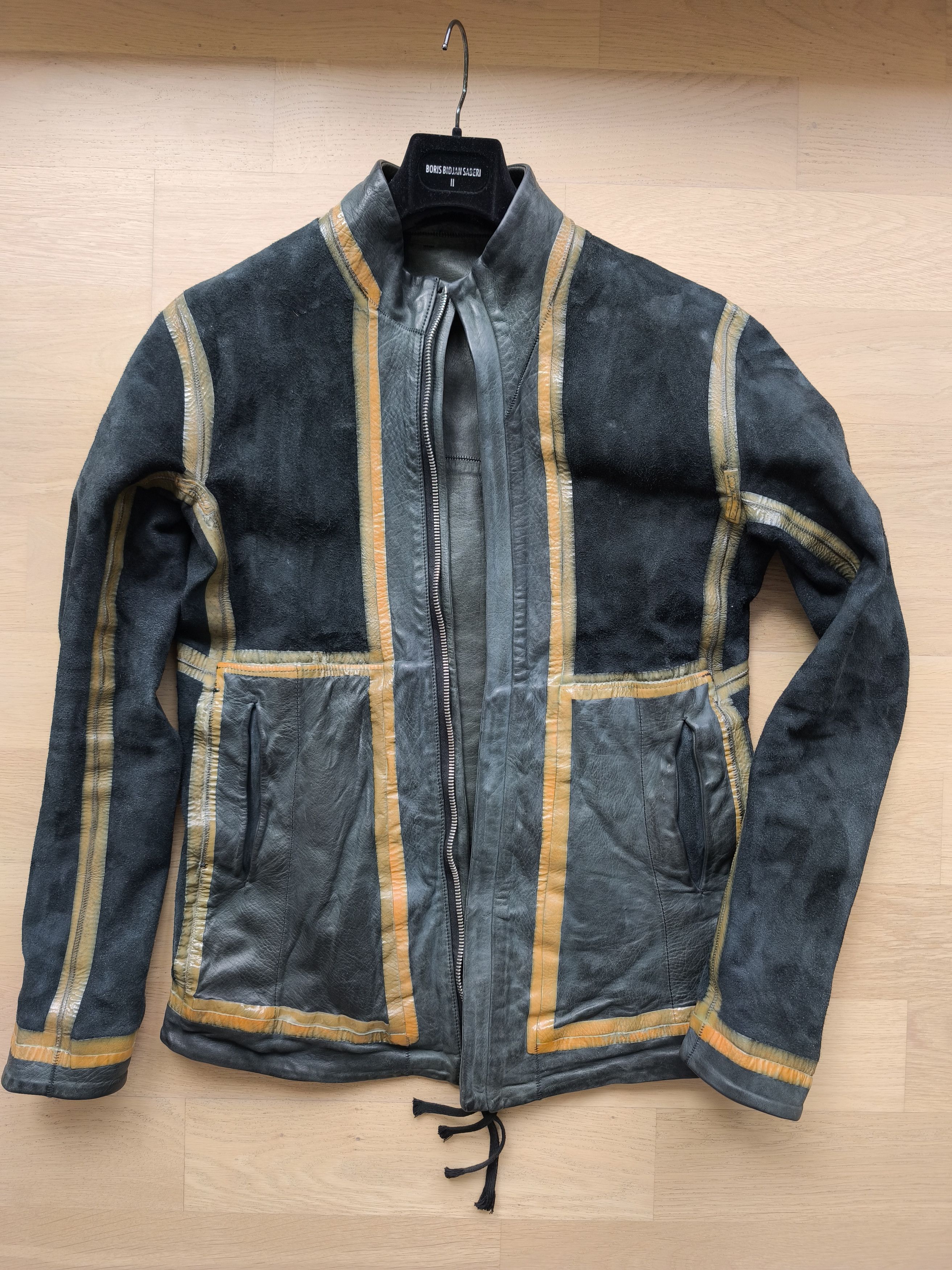 BORIS BIDJAN SABERI J1 LEATHER JACKET