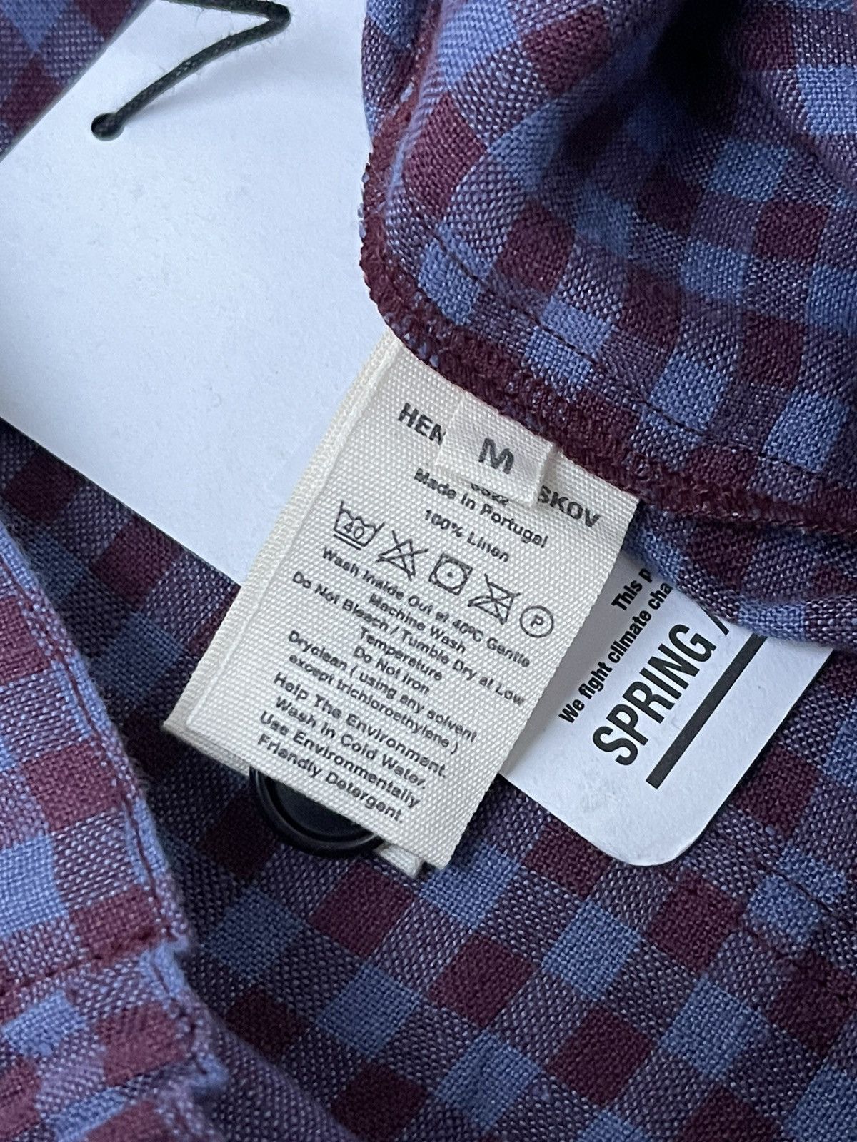 Henrik Vibskov !DS! SS22 Henrik Vibskov Mads Purple Checks Casual Pants Size US 32 / EU 48 - 18 Thumbnail