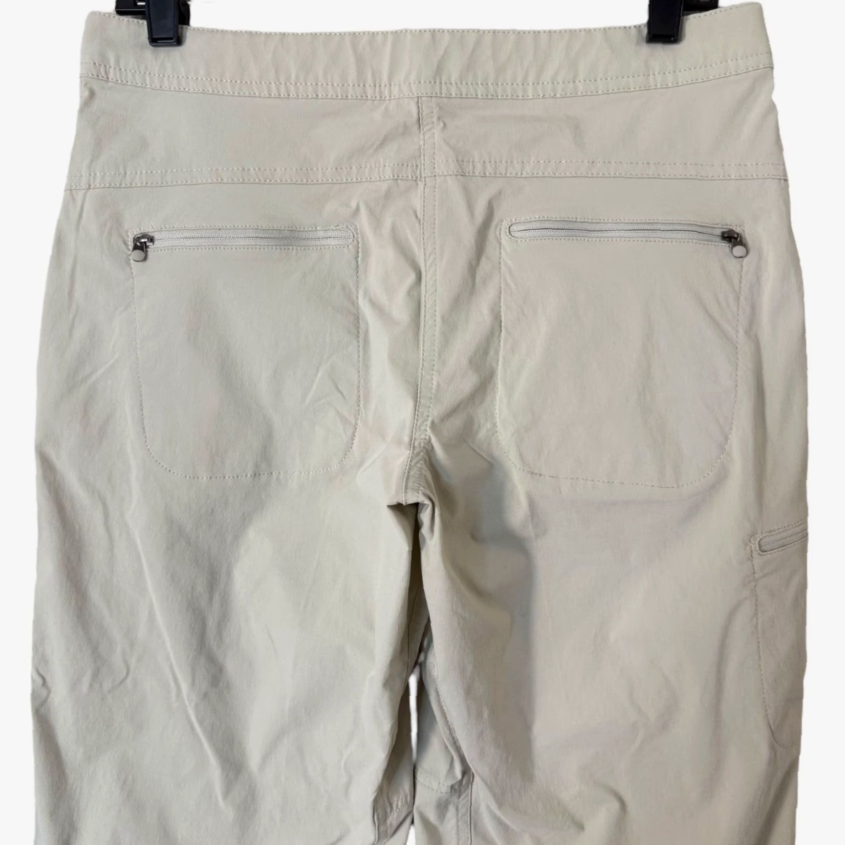 Vintage L.L. Bean Tropicwear Cargo Capri Pants Beige Women's 8 Hiking Trekking Outdoors Size 30" / US 8 / IT 44 - 6 Thumbnail