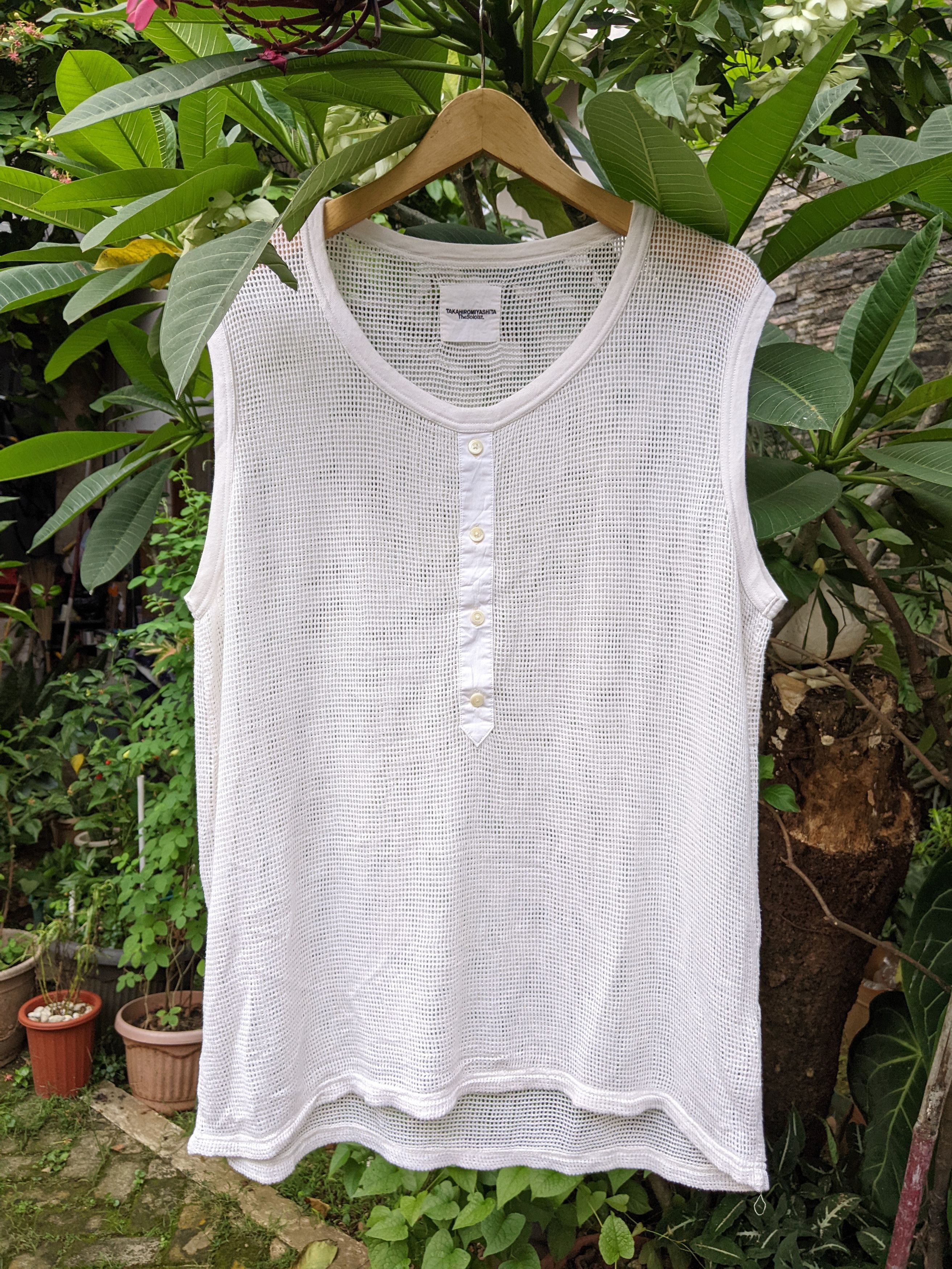 Takahiromiyashita The Soloist. Takahiromiyashita The Soloist Mesh Sleeveless Knit Size US M / EU 48-50 / 2 - 9 Thumbnail
