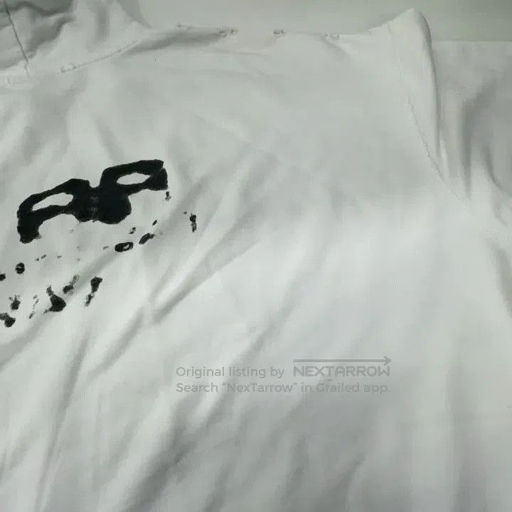 Balenciaga Balenciaga White Graphic Hoodie for Men. Size US XL / EU 56 / 4 - 7 Thumbnail
