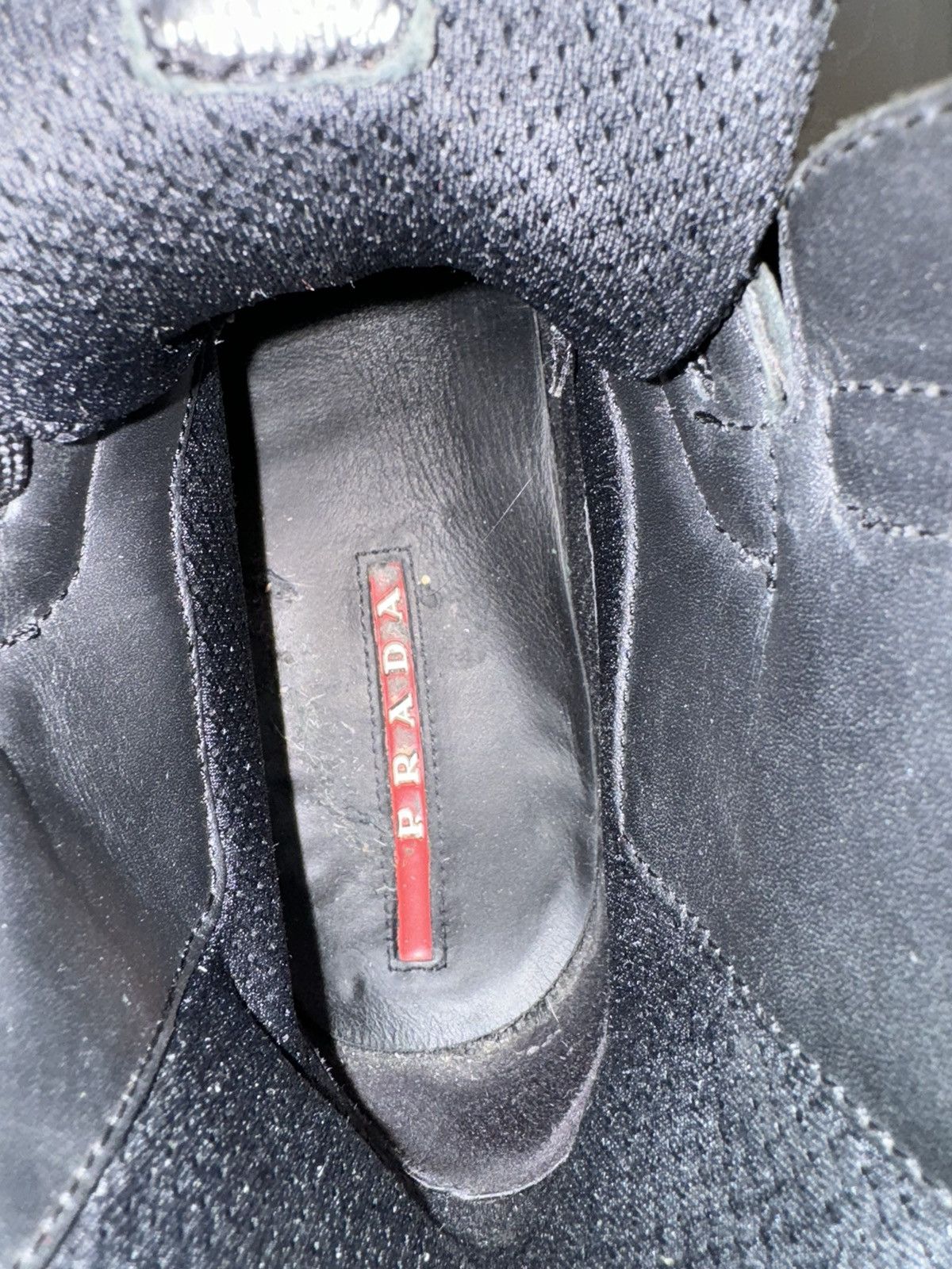 Prada prada americas cup sneakers black high us 11 Size US 11 / EU 44 - 8 Thumbnail