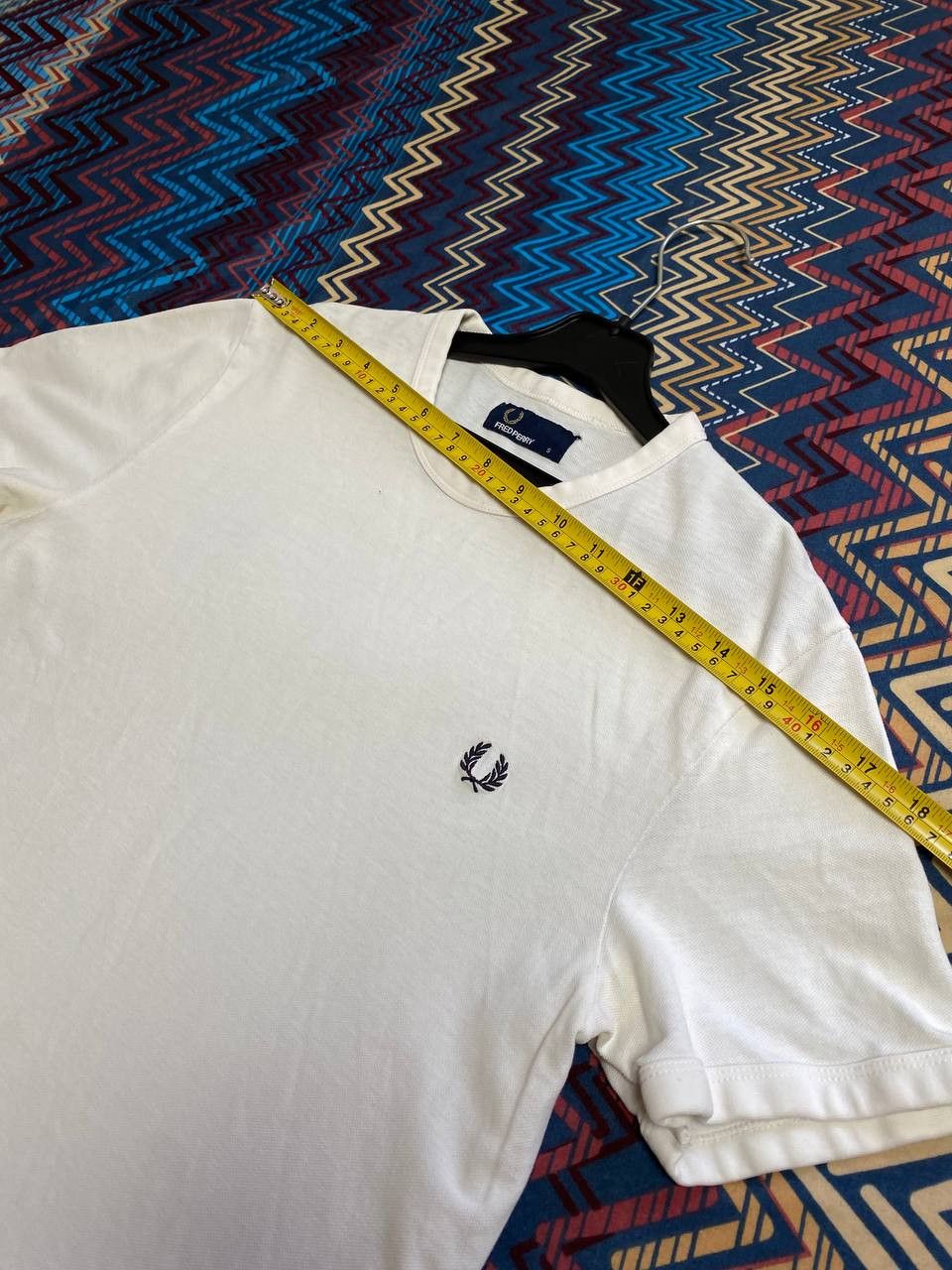 Fred Perry Streetwear T-Shirt Fred Perry white logo Y2K Vintage Size US S / EU 44-46 / 1 - 11 Thumbnail