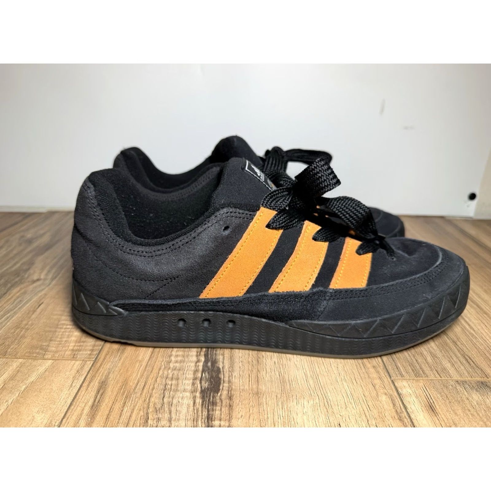 Adidas Adidas Jamal Smith x Adimatic Black Orange Rush Sneaker US 10.5 Men’s Size US 10 / EU 43 - 3 Thumbnail