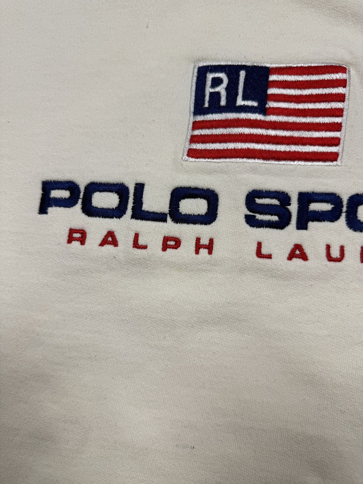 Polo Ralph Lauren Vintage Bootleg Polo Sport Ralph Lauren Boxy Sweatshirt Size US L / EU 52-54 / 3 - 11 Thumbnail