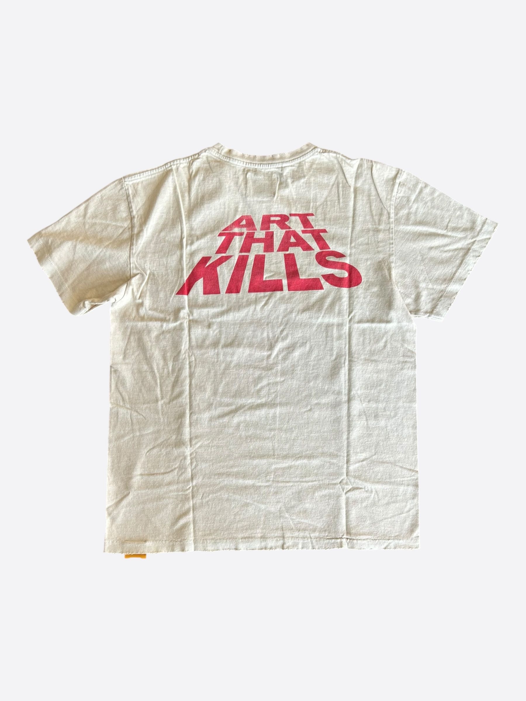 Gallery Dept. Antique White ATK One Way Archival White Graphic T-Shirt Size US XS / EU 42 / 0 - 2 Thumbnail
