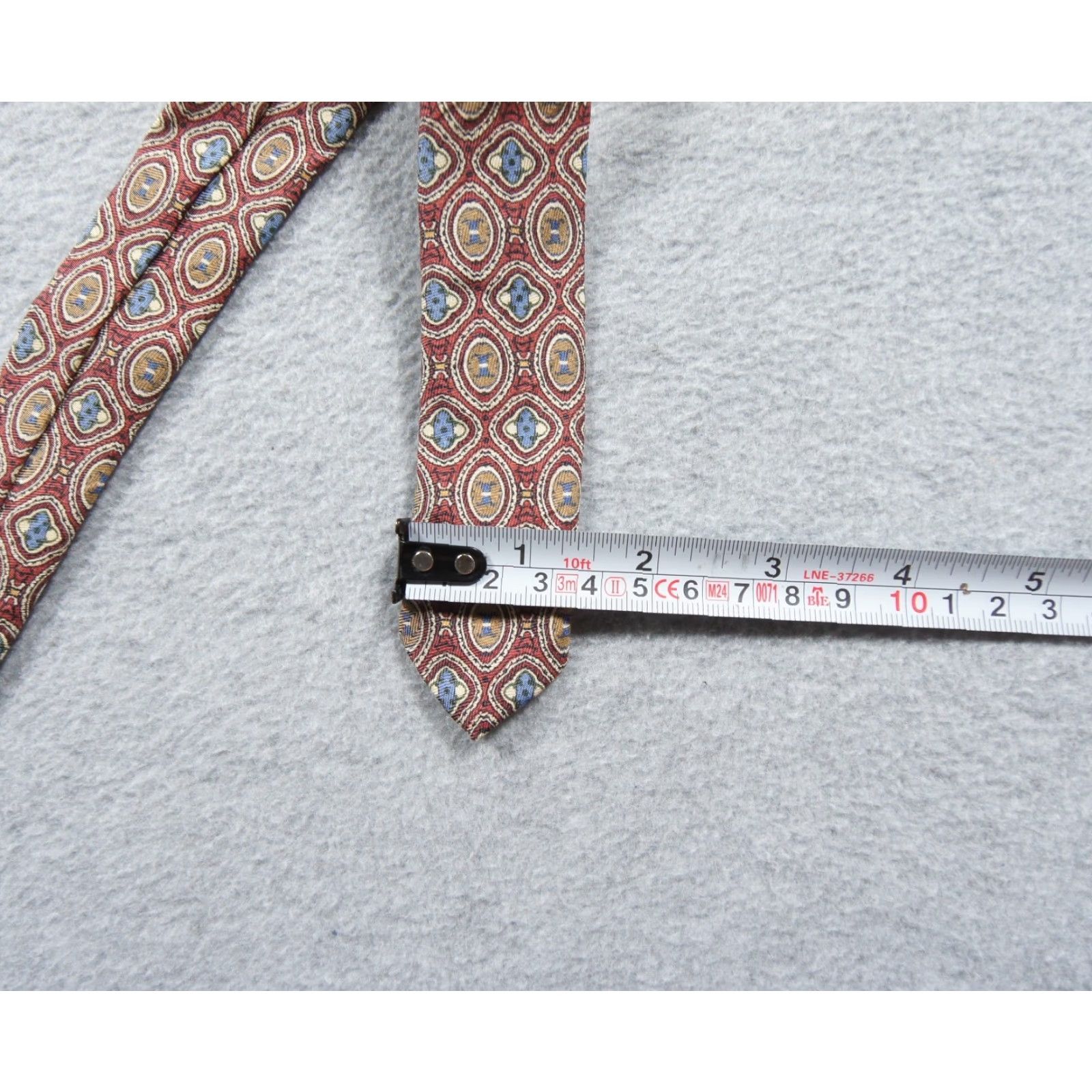 Brooks Brothers VINTAGE Brooks Brothers Tie Red Makers Silk Cotton NEW OLDSTOCK Work Business Tie Mens Size ONE SIZE - 7 Thumbnail