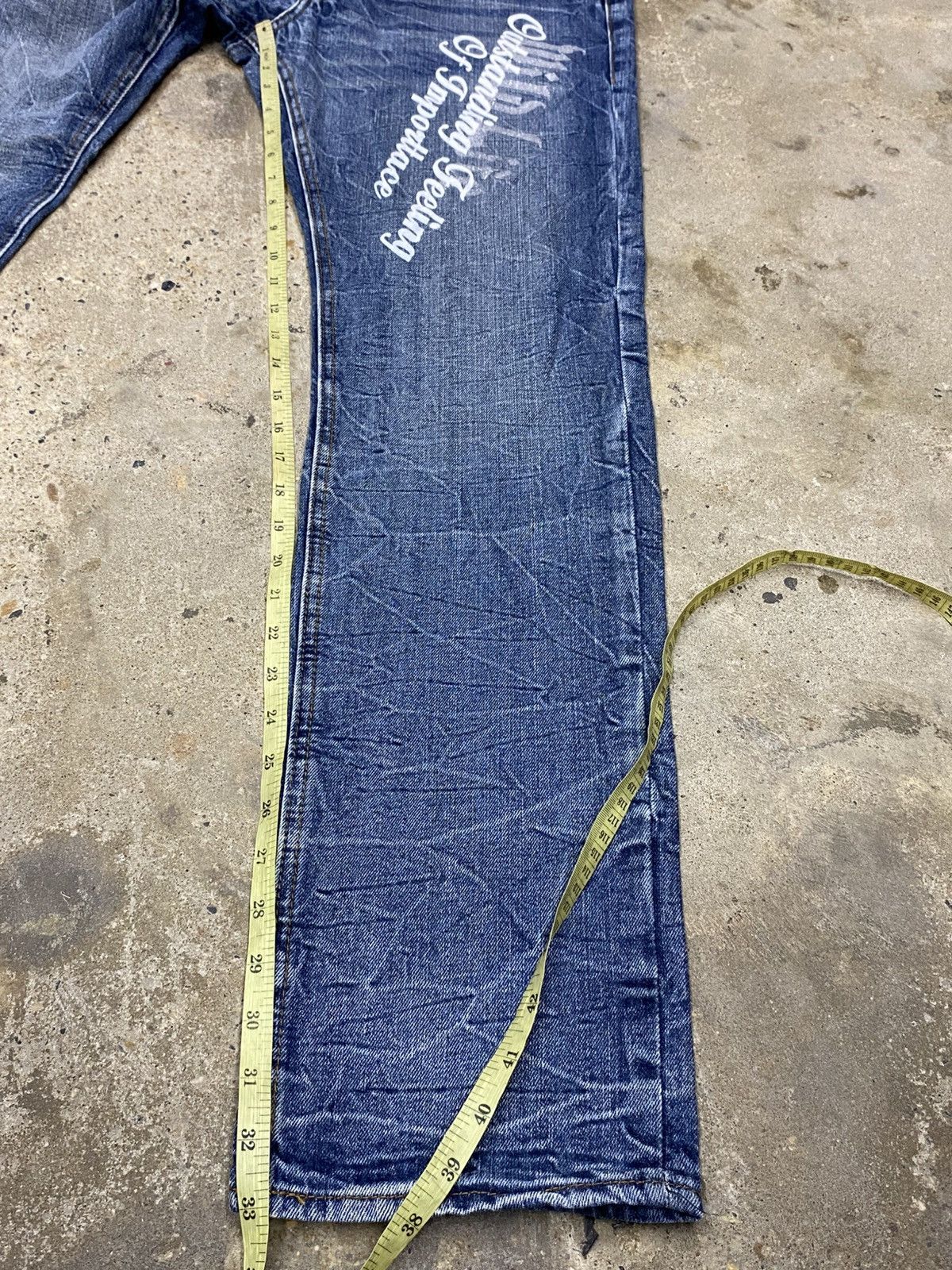 If Six Was Nine × Le Grande Bleu (L.G.B.) japanese grunge undefined wildlife wash jeans pant Size US 34 / EU 50 - 9 Thumbnail
