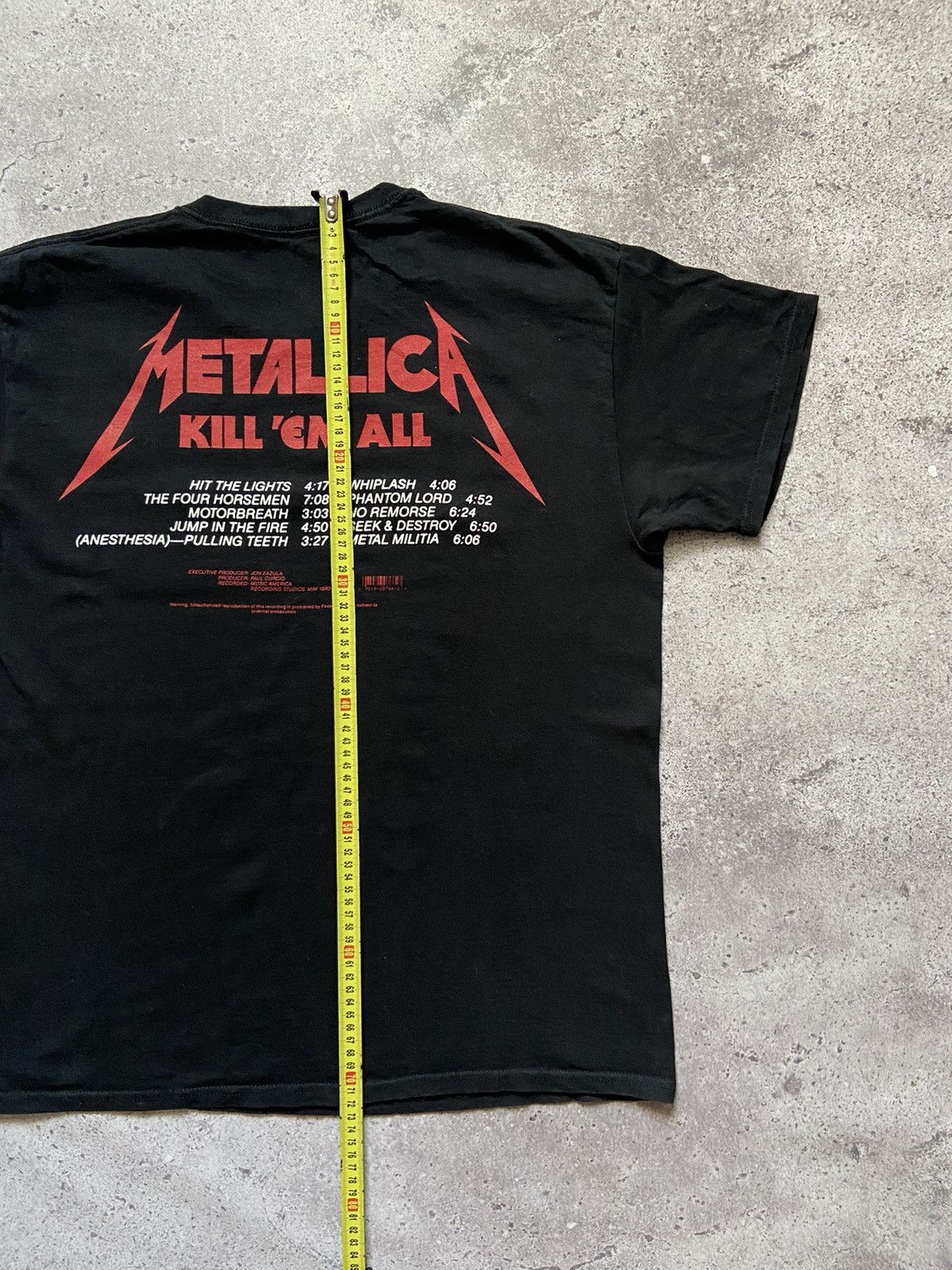 Band Tees Vintage Metallica Kill 'em All Reprint Tee Shirt Size US L / EU 52-54 / 3 - 6 Thumbnail
