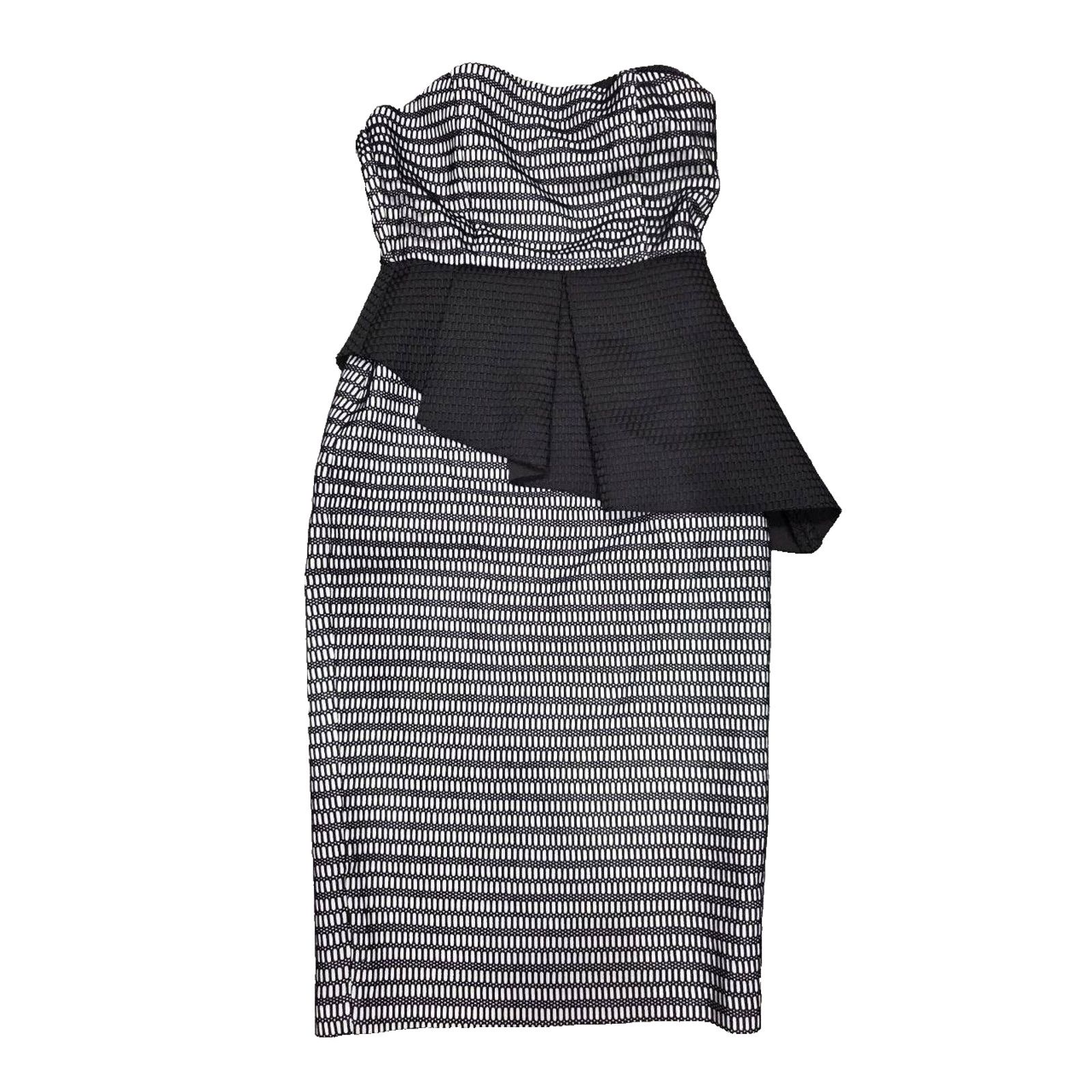 Elliott ELLIATT Office Work Departure Peplum Fused‎ Dress S A003271 Size S / US 4 / IT 40 - 2 Thumbnail