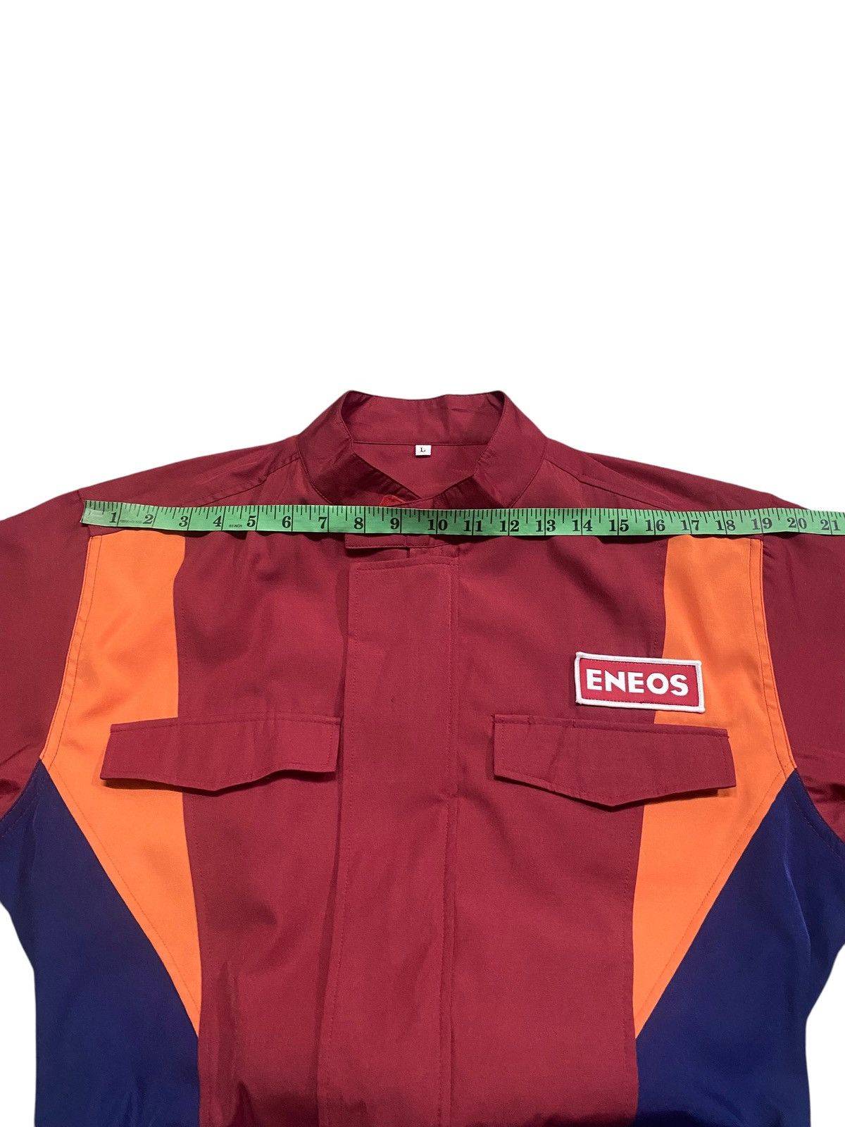 Japanese Brand Vintage Japan Jdn Eneos Oil Jumpsuit Coveralls Short Sleeve Size US 34 / EU 50 - 13 Thumbnail