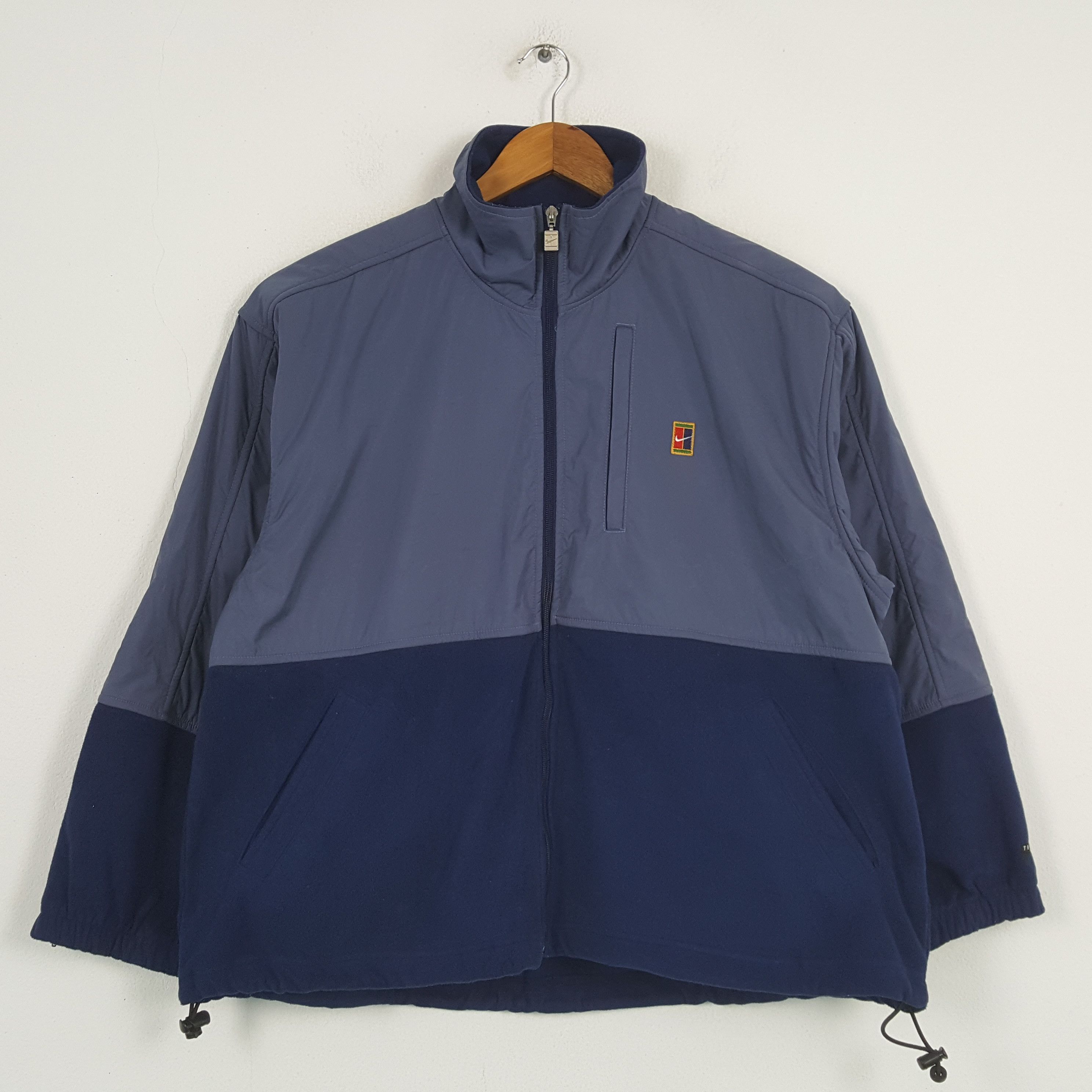 Nike × Vintage Vintage NIKE Court Tennis Sportswear Jacket C287N33 Size US XL / EU 56 / 4 - 1 Thumbnail