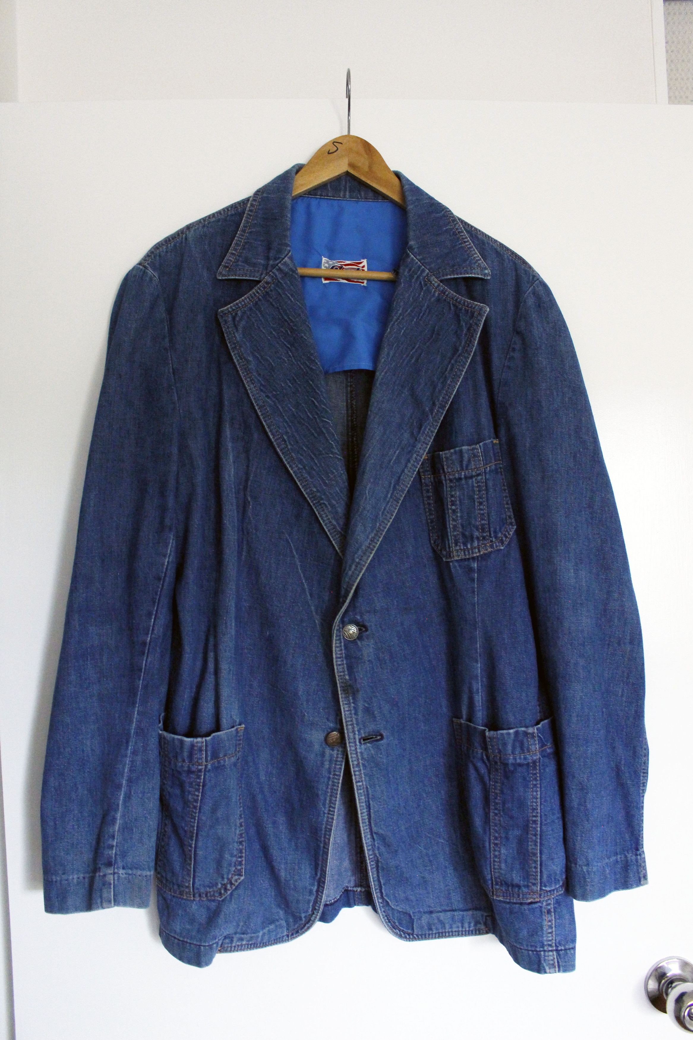 Liberty Vintage Denim Blazer Size US M / EU 48-50 / 2 - 1 Thumbnail