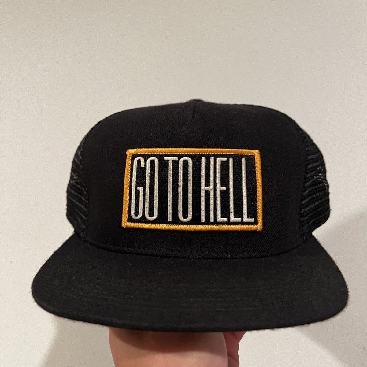 Supreme Supreme Go To Hell Snapback hat Size ONE SIZE - 2 Thumbnail