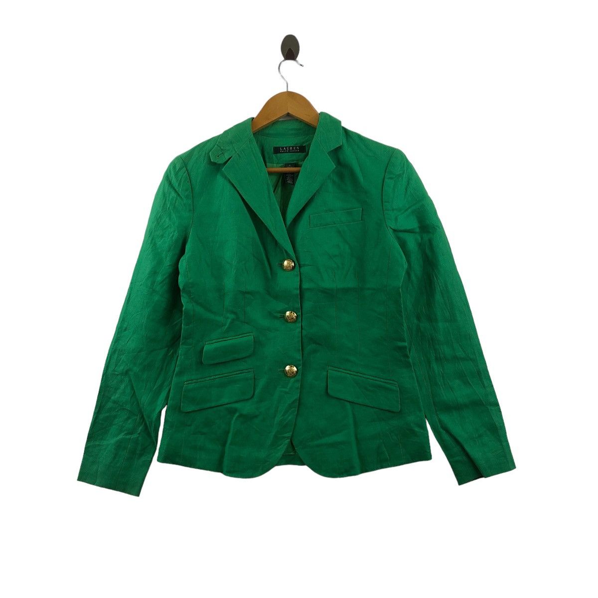 Polo Ralph Lauren × Ralph Lauren Vintage LAUREN Ralph Lauren Blazer Jacket Linen Size S / US 4 / IT 40 - 1 Thumbnail