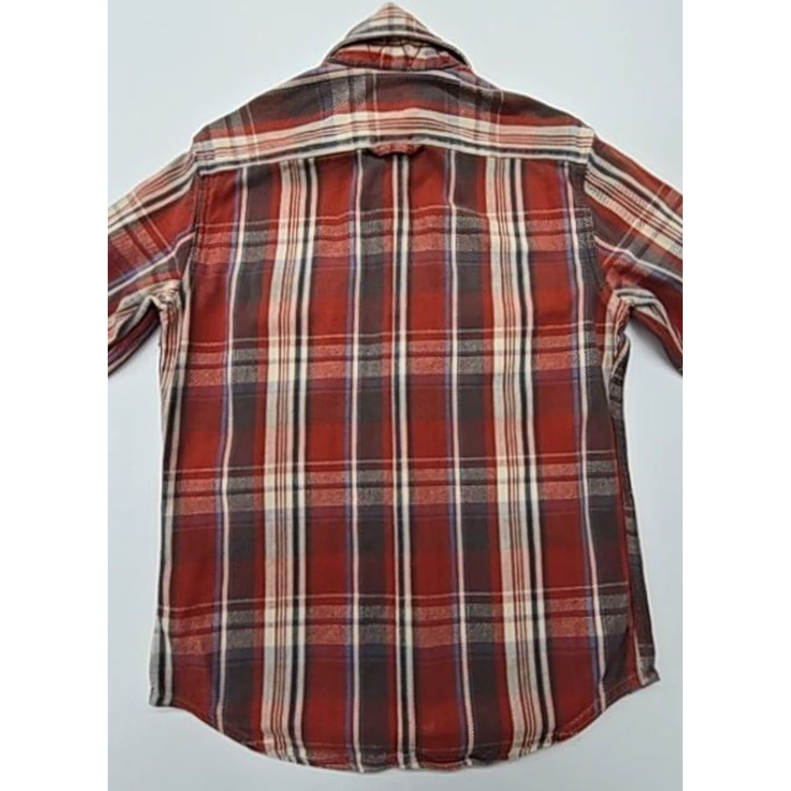 Gap Gap Boys Red Plaid Flannel Shirt Size S Regular Button-Down Casual Size US S / EU 44-46 / 1 - 2 Thumbnail