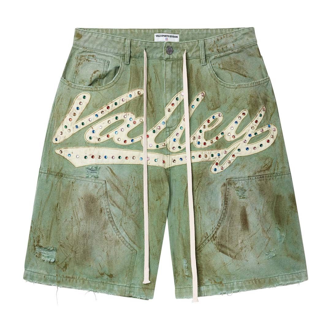 Vale Forever Green Skittles Shorts Size US 32 / EU 48 - 1 Thumbnail