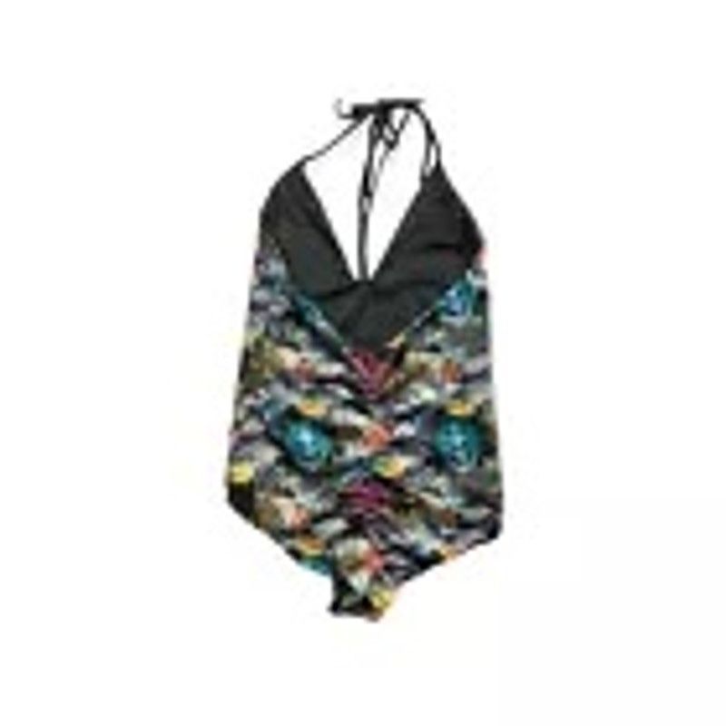 Other Women’s Tropical Flora Print One-Piece Swimsuit Medium Size ONE SIZE - 2 Thumbnail