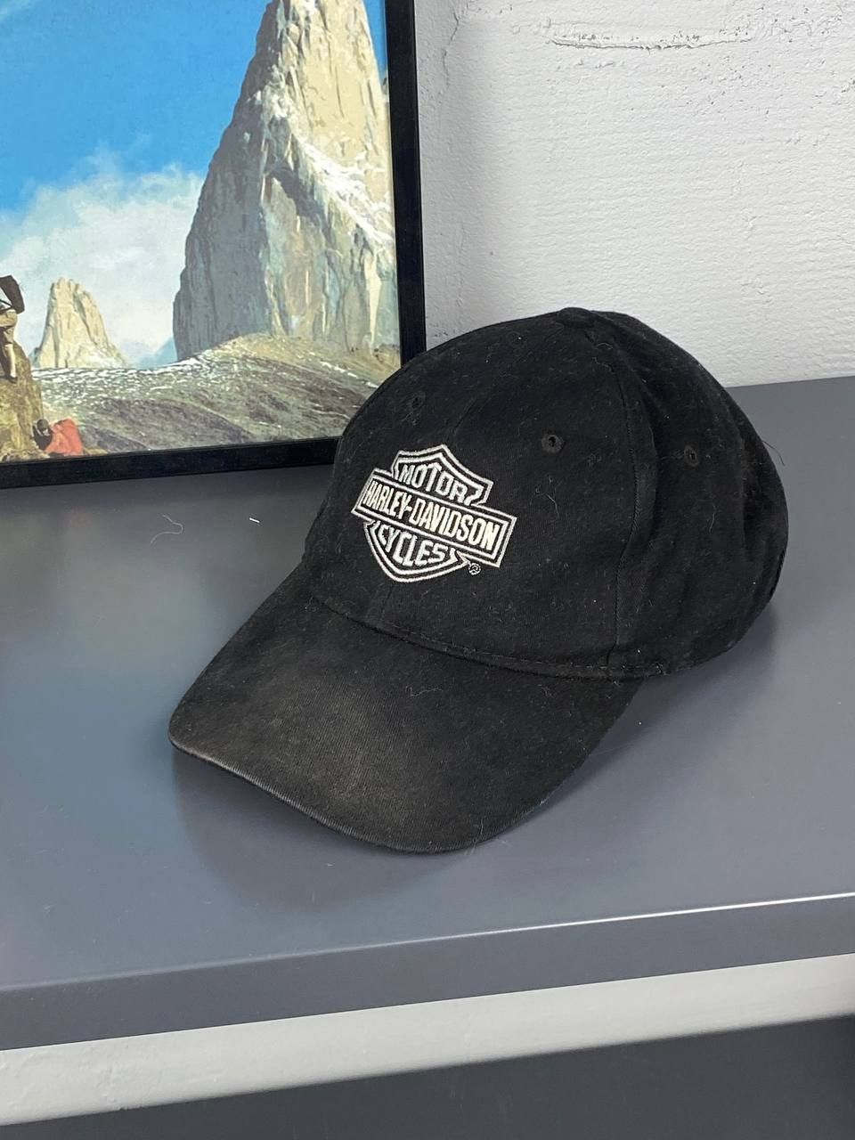 Harley Davidson × Vintage Vintage Y2K Grail Harley Davison Eagle Flash Hat Size ONE SIZE - 1 Thumbnail