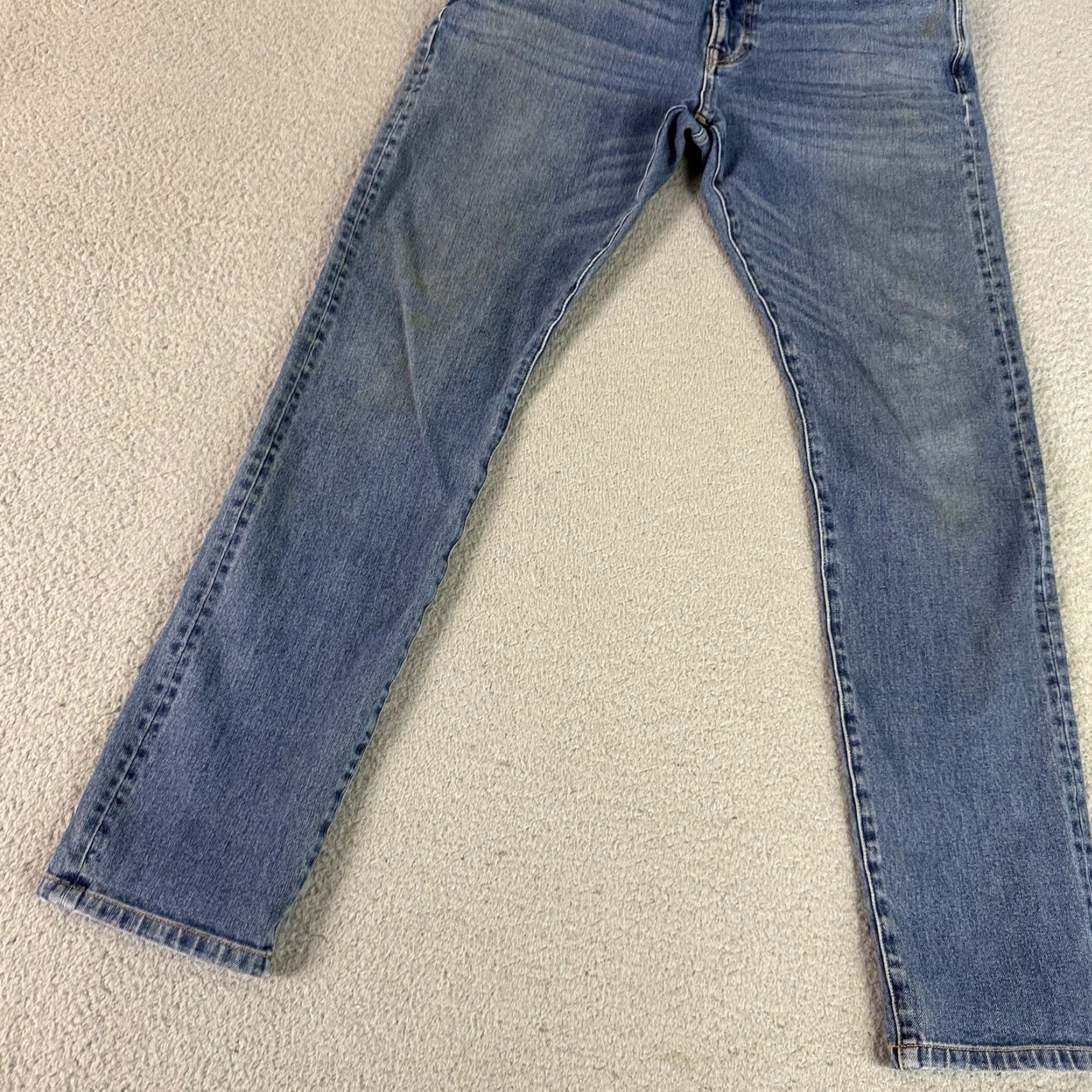 Flint And Tinder Flint and Tinder Jeans Mens 32x32 Blue Slim Fit Denim Pants 5-Pocket Style City USA Slim Mens Blue Jeans Size US 32 / EU 48 - 4 Thumbnail