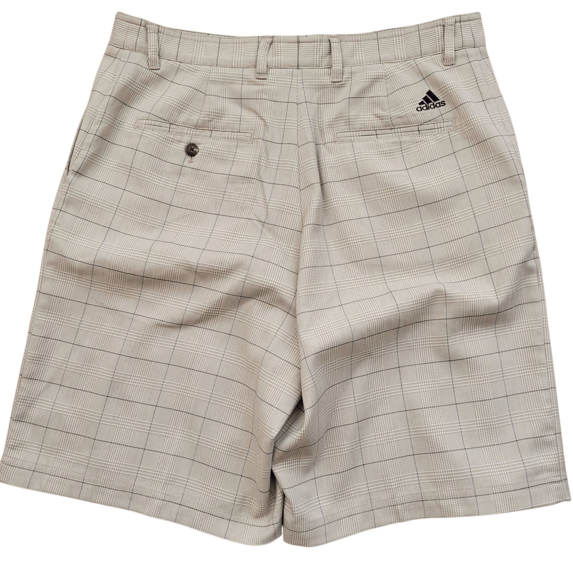 Adidas Adidas Men's Tan Plaid Shorts Size 34 Inseam 10" Size US 34 / EU 50 - 6 Thumbnail