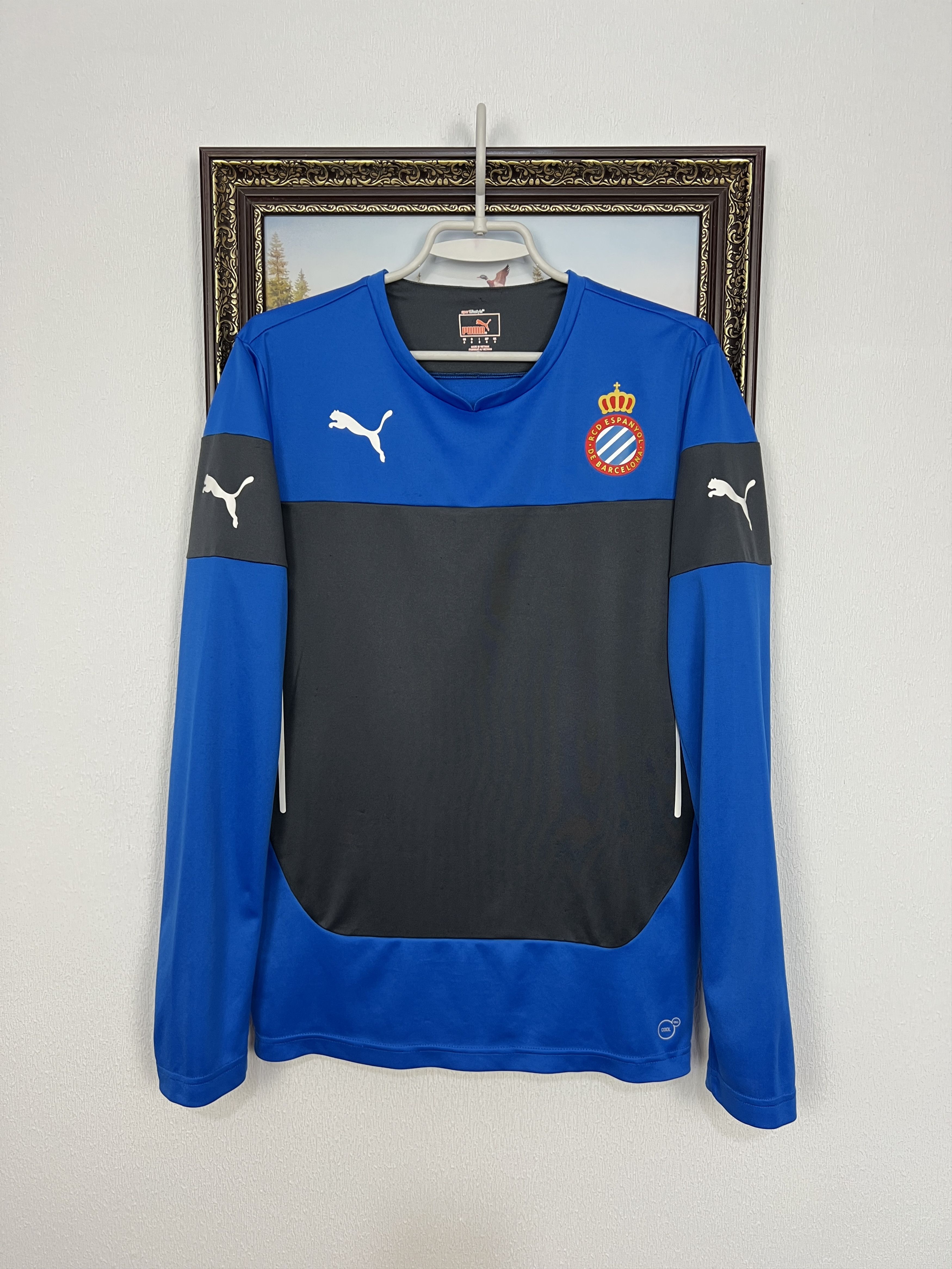 Puma Vintage Puma Espanyol Football Train Sweatshirt Soccer Size US S / EU 44-46 / 1 - 1 Thumbnail