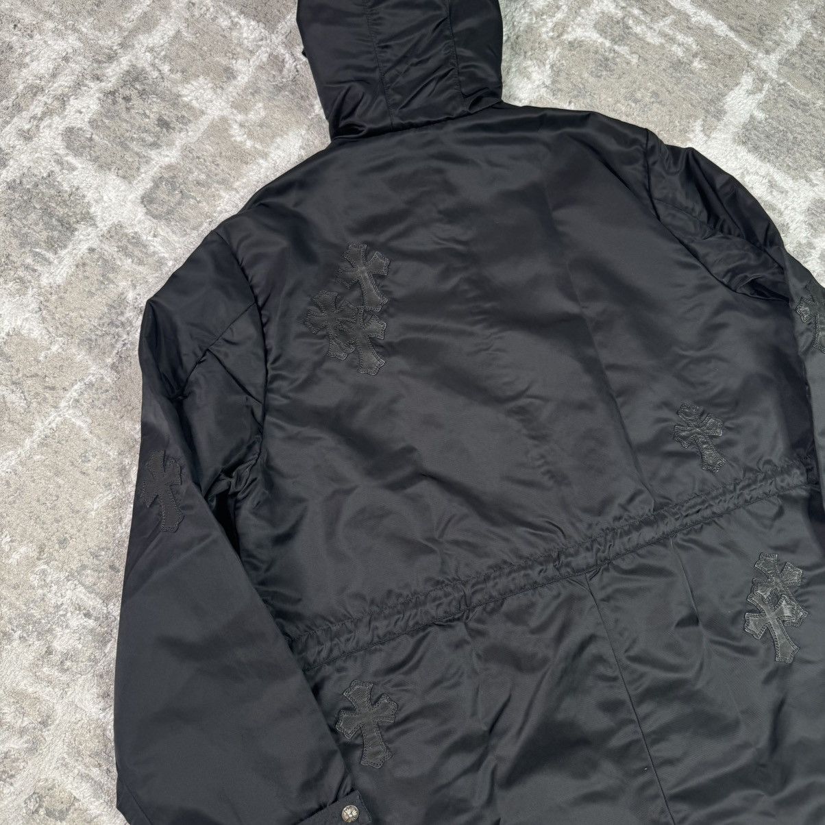 Chrome Hearts Nylon cross patch fishtail zip up jacket Size US L / EU 52-54 / 3 - 15 Thumbnail