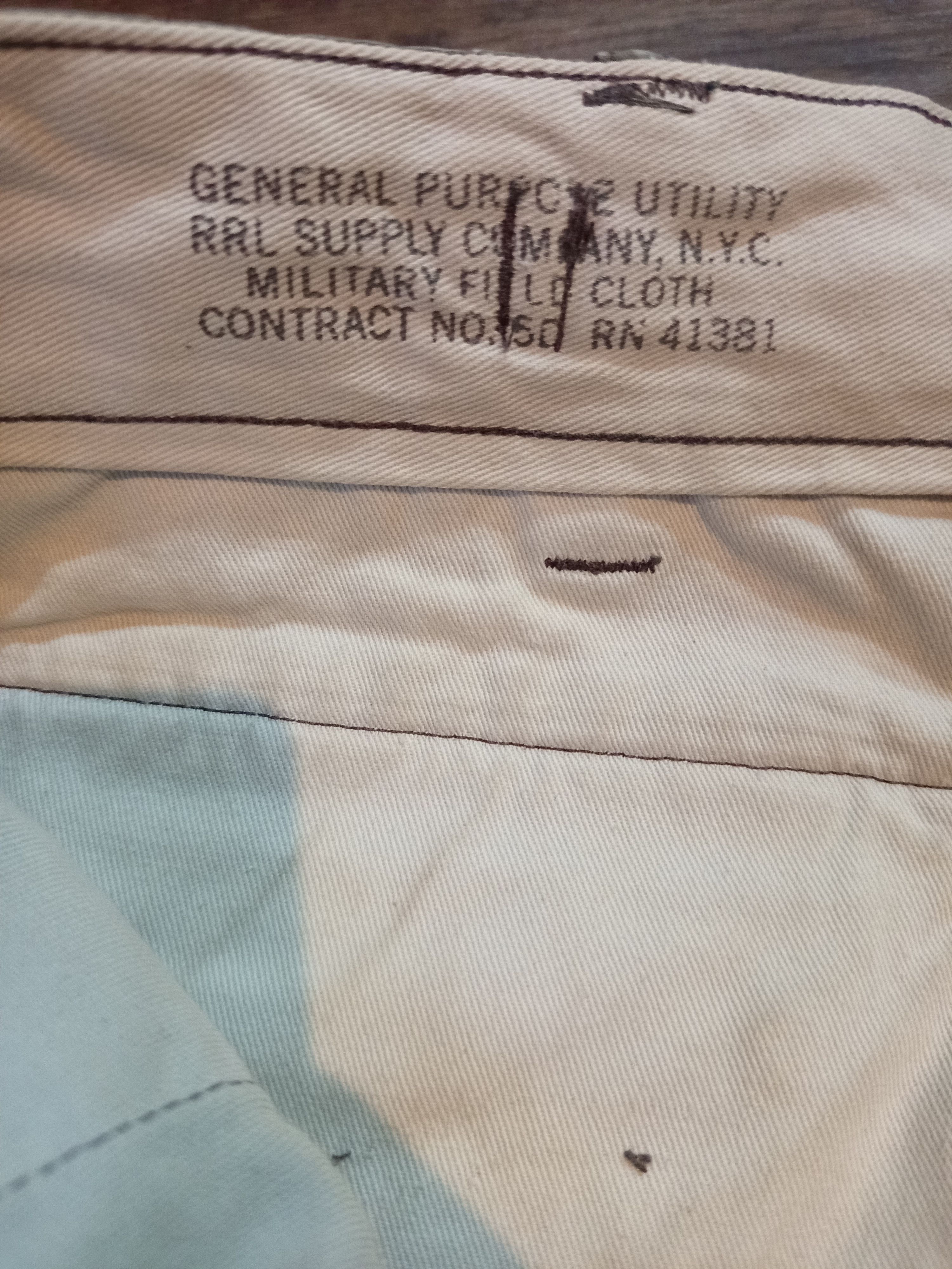RRL Ralph Lauren RRL Double RL Cargo Trousers Pants Size US 34 / EU 50 - 17 Thumbnail