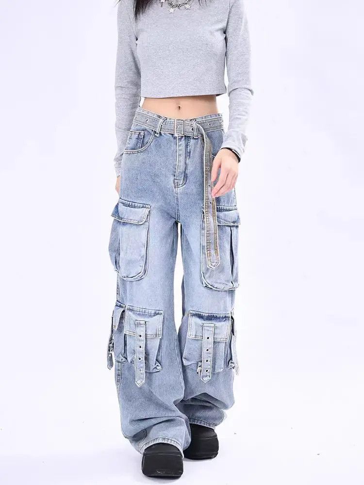 Vintage Streetwear Hip Hop Loose Casual Pants