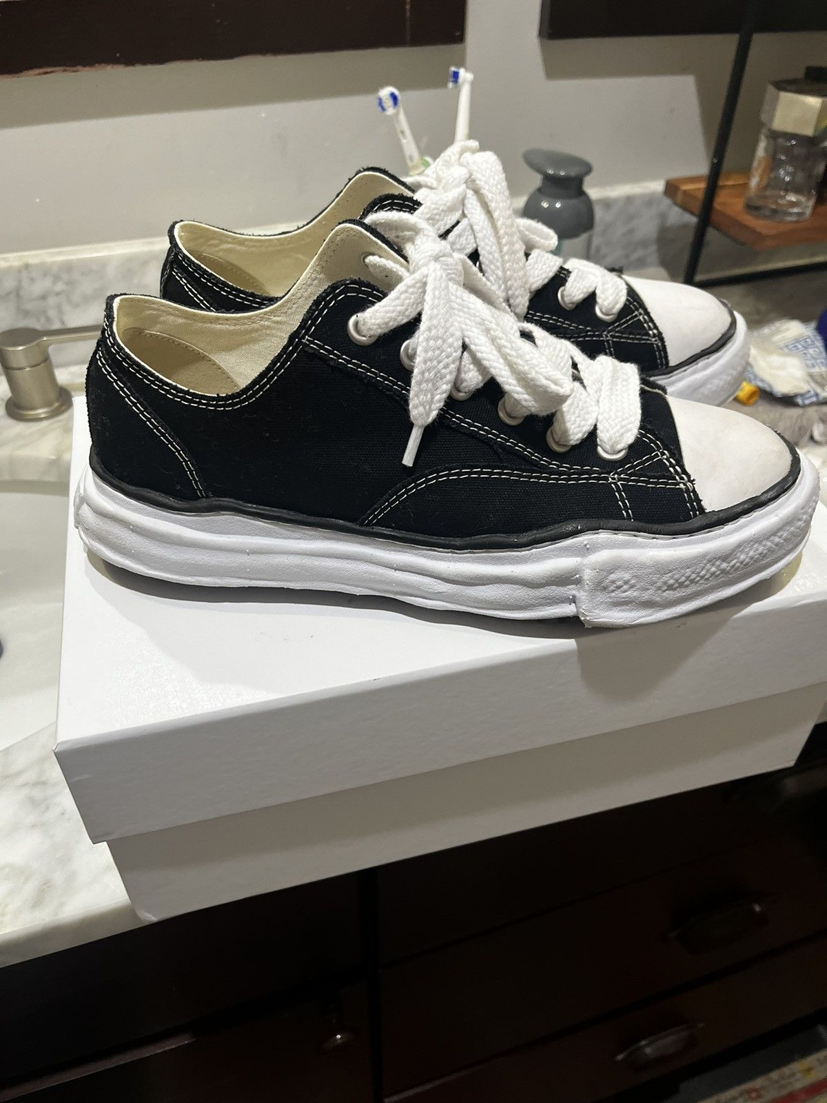 Maison Mihara Yasuhiro Peterson OG Sole Canvas Low