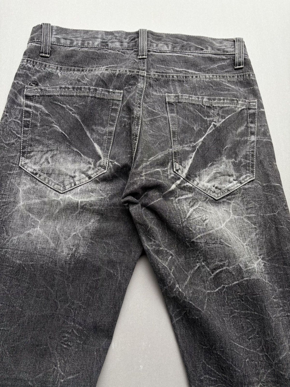 Japanese Brand LOWBOX lace up flare jeans Size US 29 - 6 Thumbnail