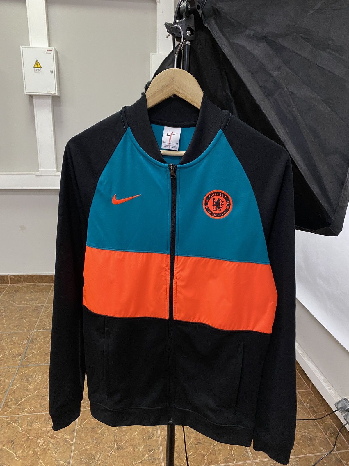 Nike Nike Chelsea Zip Hoodie Soccer Jersey Training Rare Retro Size US S / EU 44-46 / 1 - 1 Thumbnail