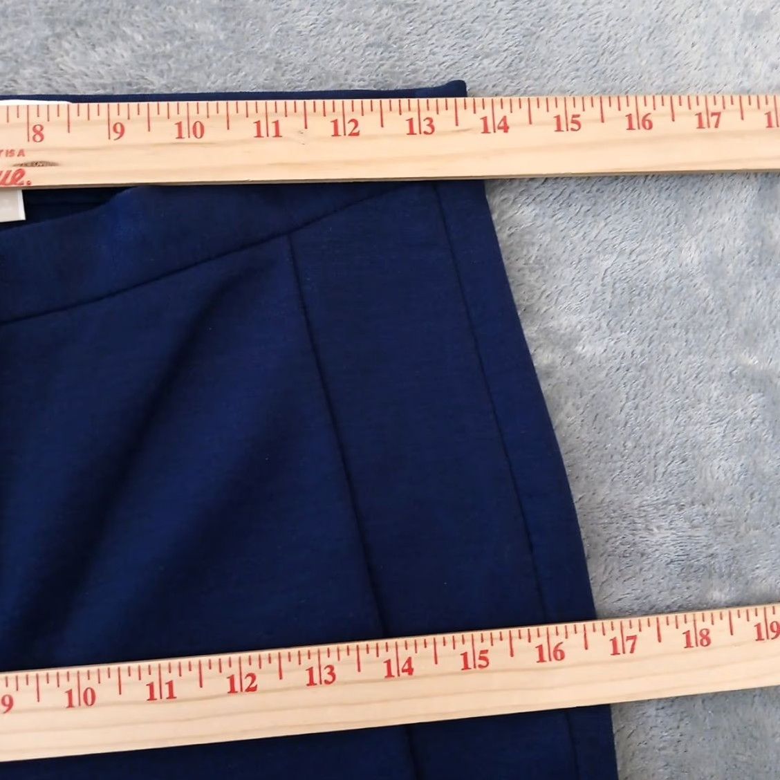 Michael Kors Michael Kors Legging Ankle Pants Womens Size 4 Blue Skinny Side Zip Stretch Size 27" / US 4 / IT 40 - 3 Thumbnail