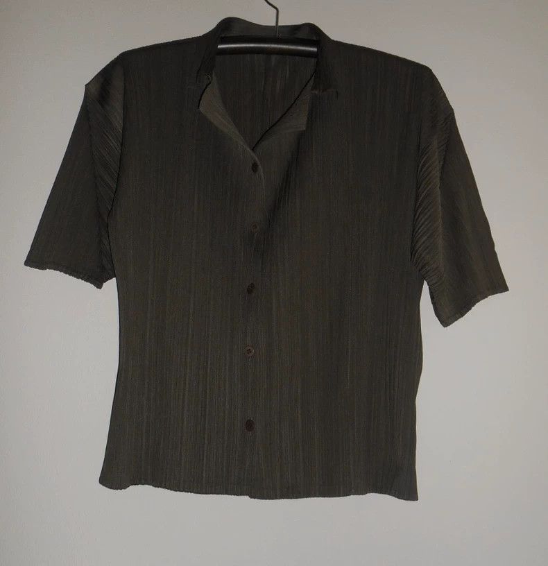 Issey Miyake issey miyake size：L Pleated short-sleeved shirt 2506-Nextar Size XXS / US 00 / IT 34 - 1 Thumbnail
