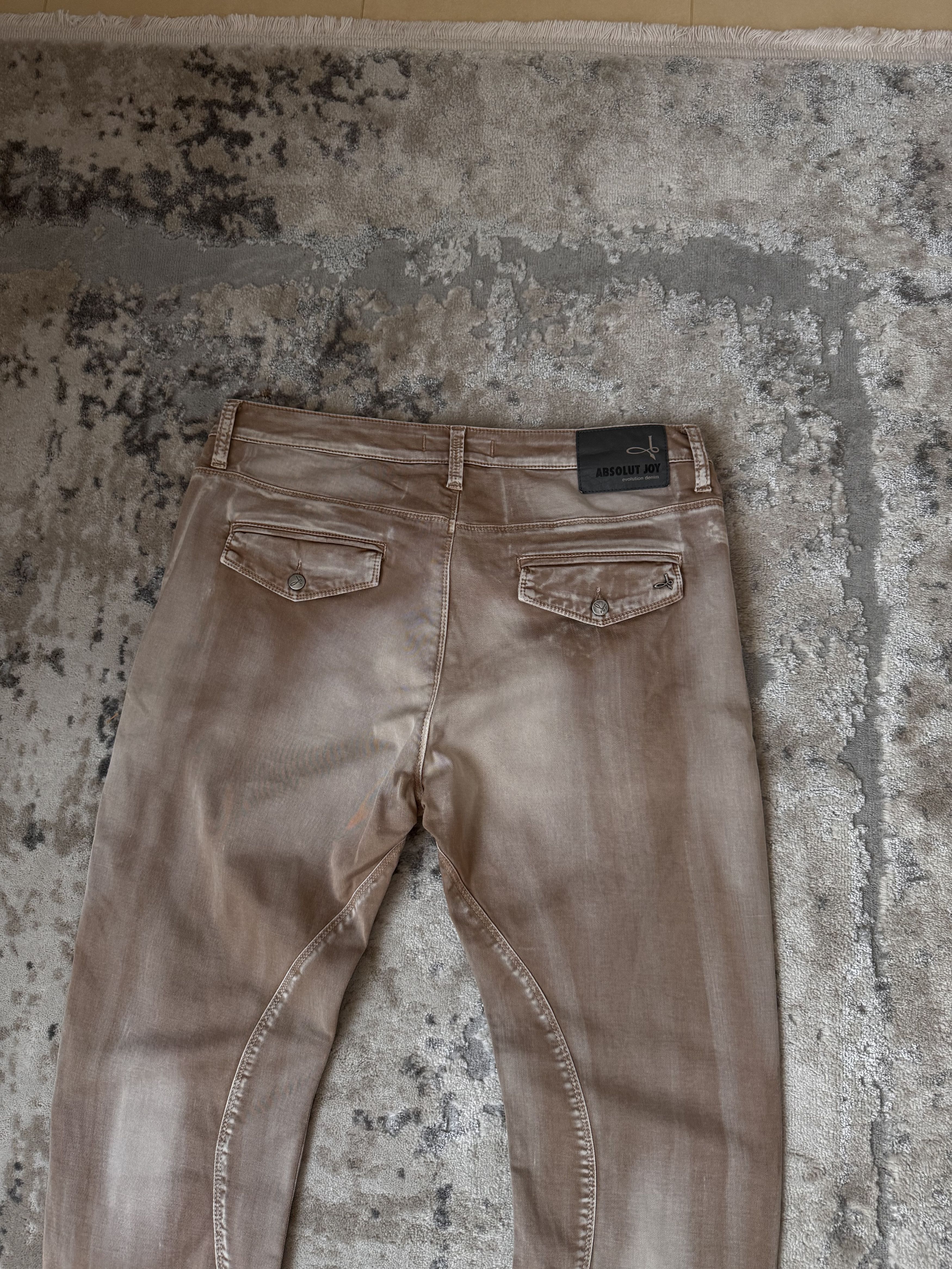 Absolut Joy Vintage Absolut Joy Rare Brown Luxury Italian Denim Jeans Size US 34 / EU 50 - 8 Thumbnail