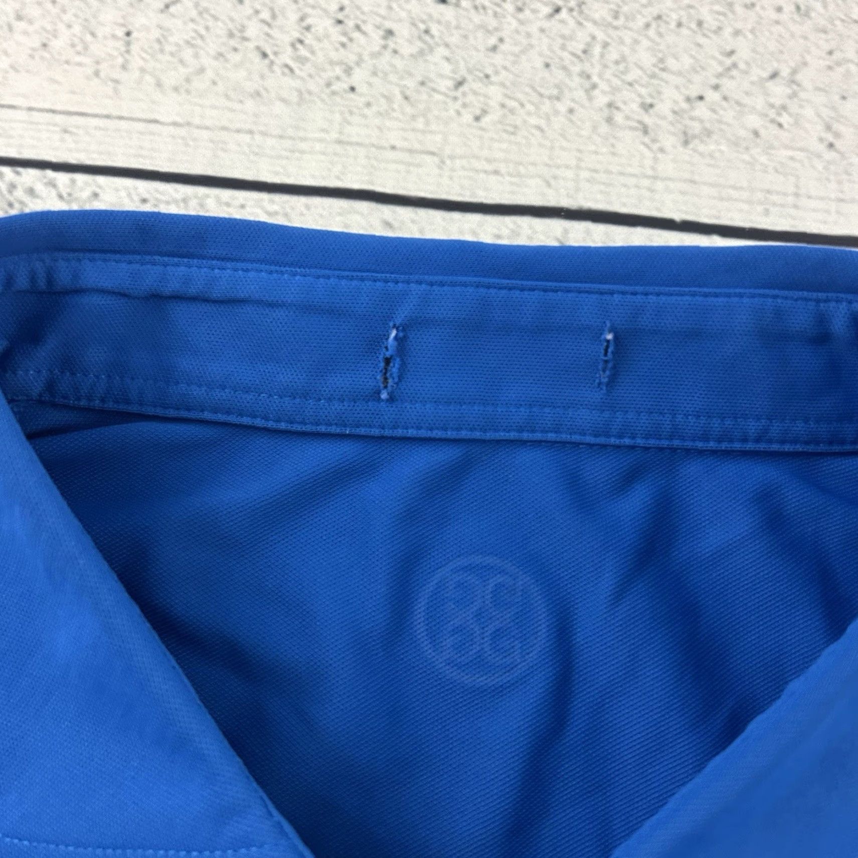 Vintage G Fore Short Sleeve Button Front Polo Shirt Men's L Blue Skull Logo Size US L / EU 52-54 / 3 - 3 Thumbnail