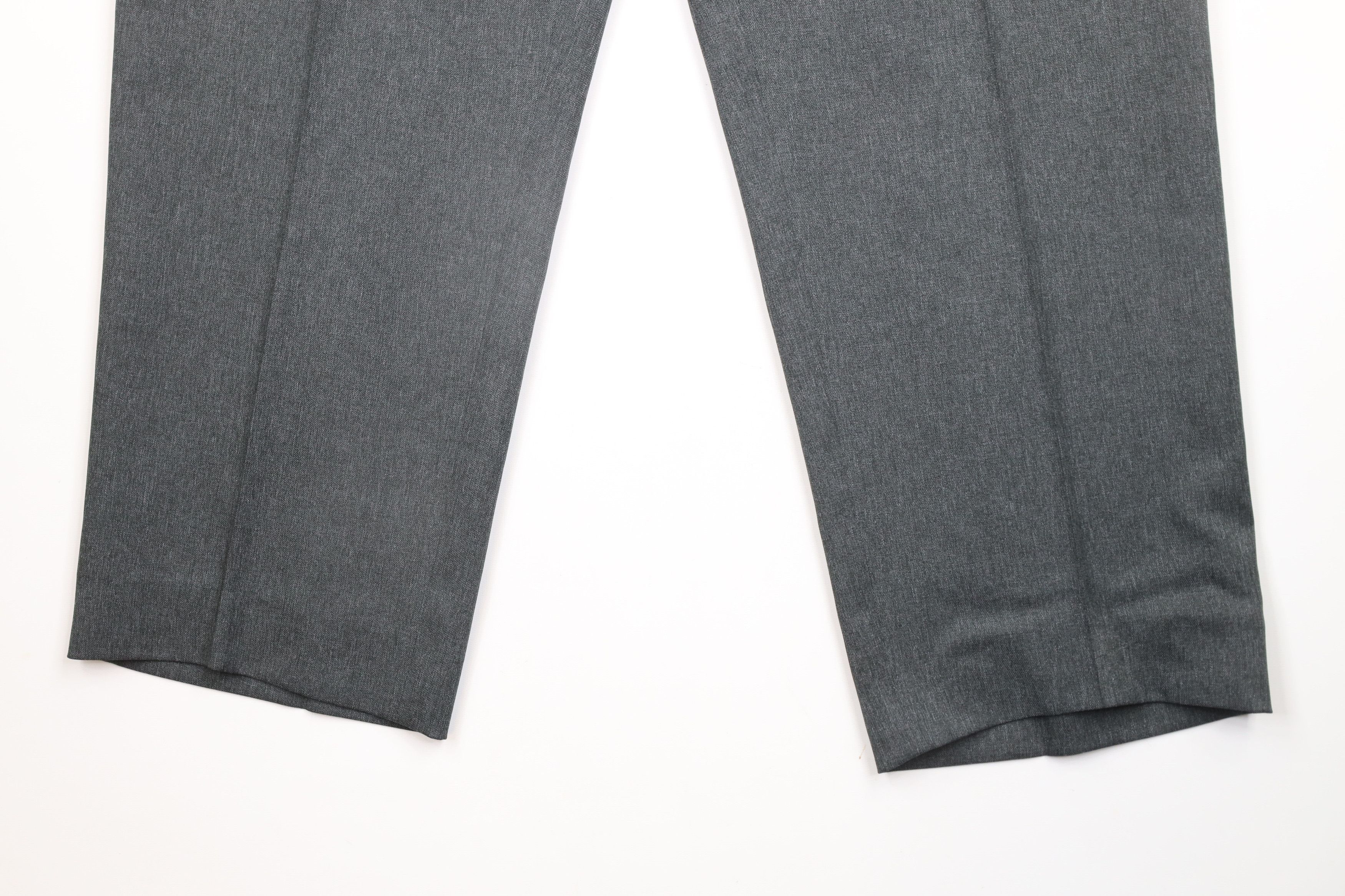 Levi's × Vintage Vintage 90s Levis Knit Wide Leg Chino Pants Heather Gray Size US 42 / EU 58 - 4 Thumbnail